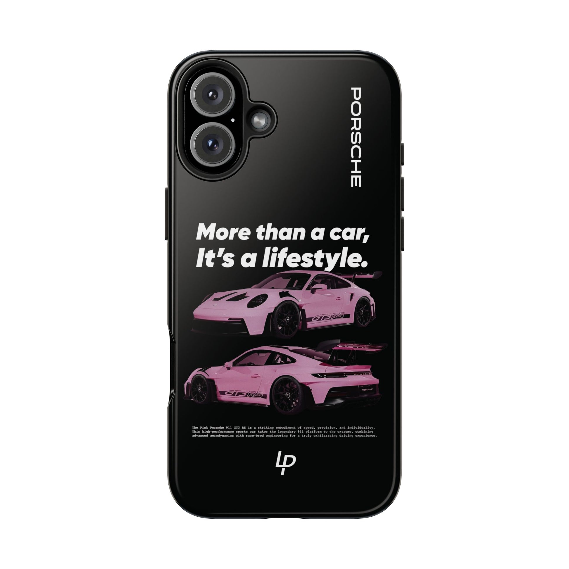 "It's a lifestyle" Porsche 911 GT3 RS iPhone Case
