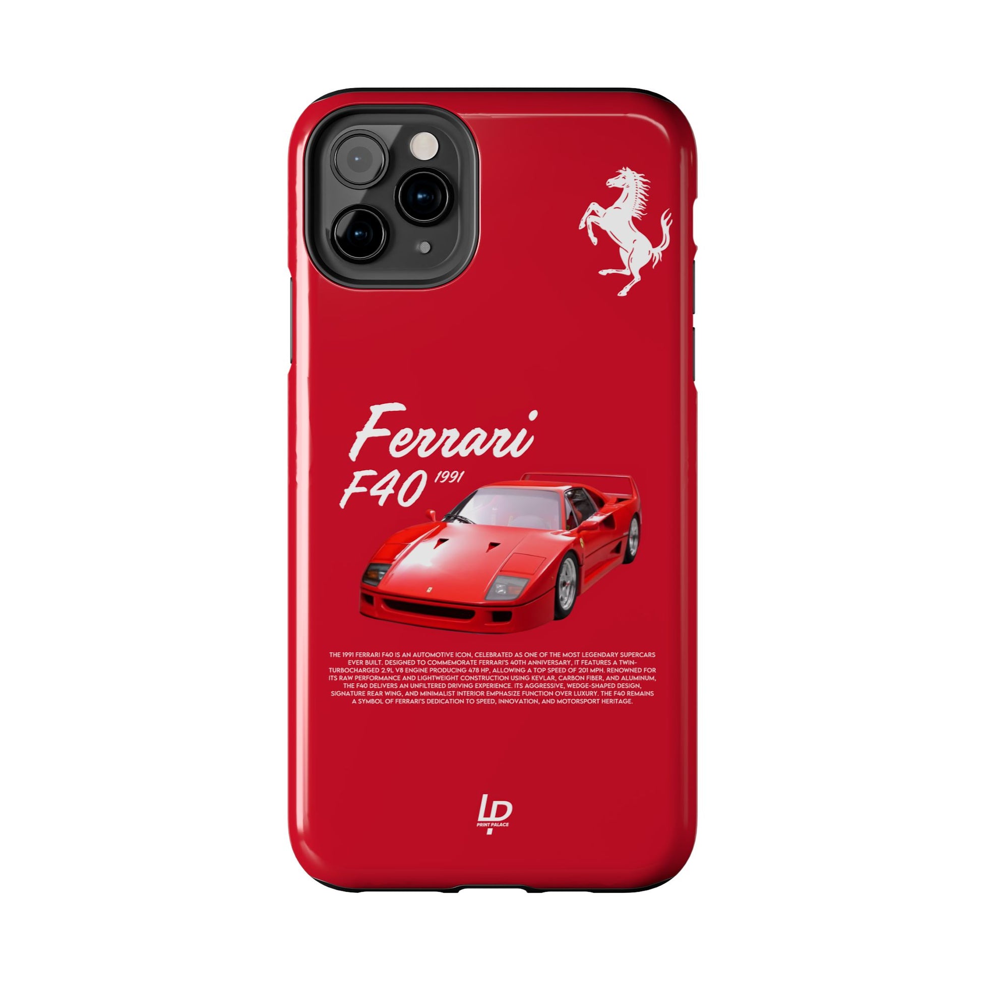 Ferrari F40 “Red" iPhone Case