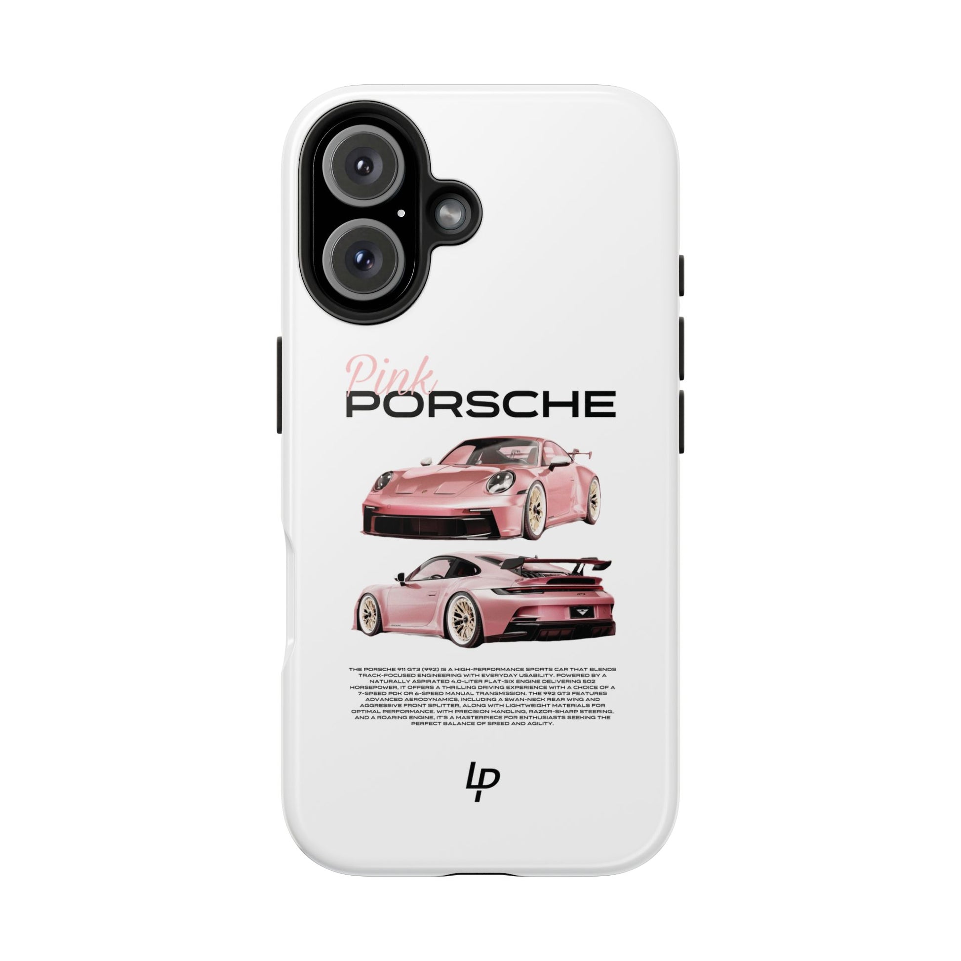 "Pink" Porsche 911 GT3 iPhone Case