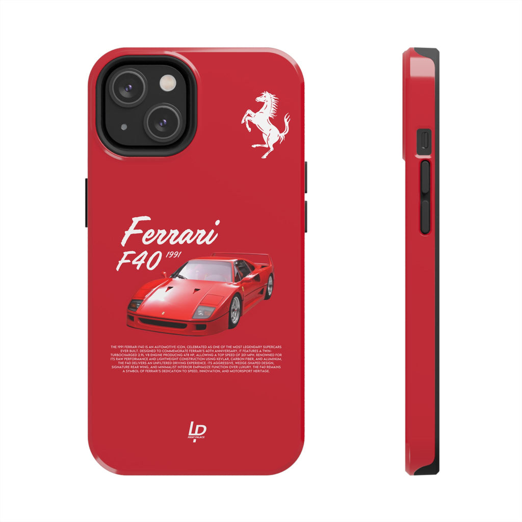 Ferrari F40 “Red" iPhone Case
