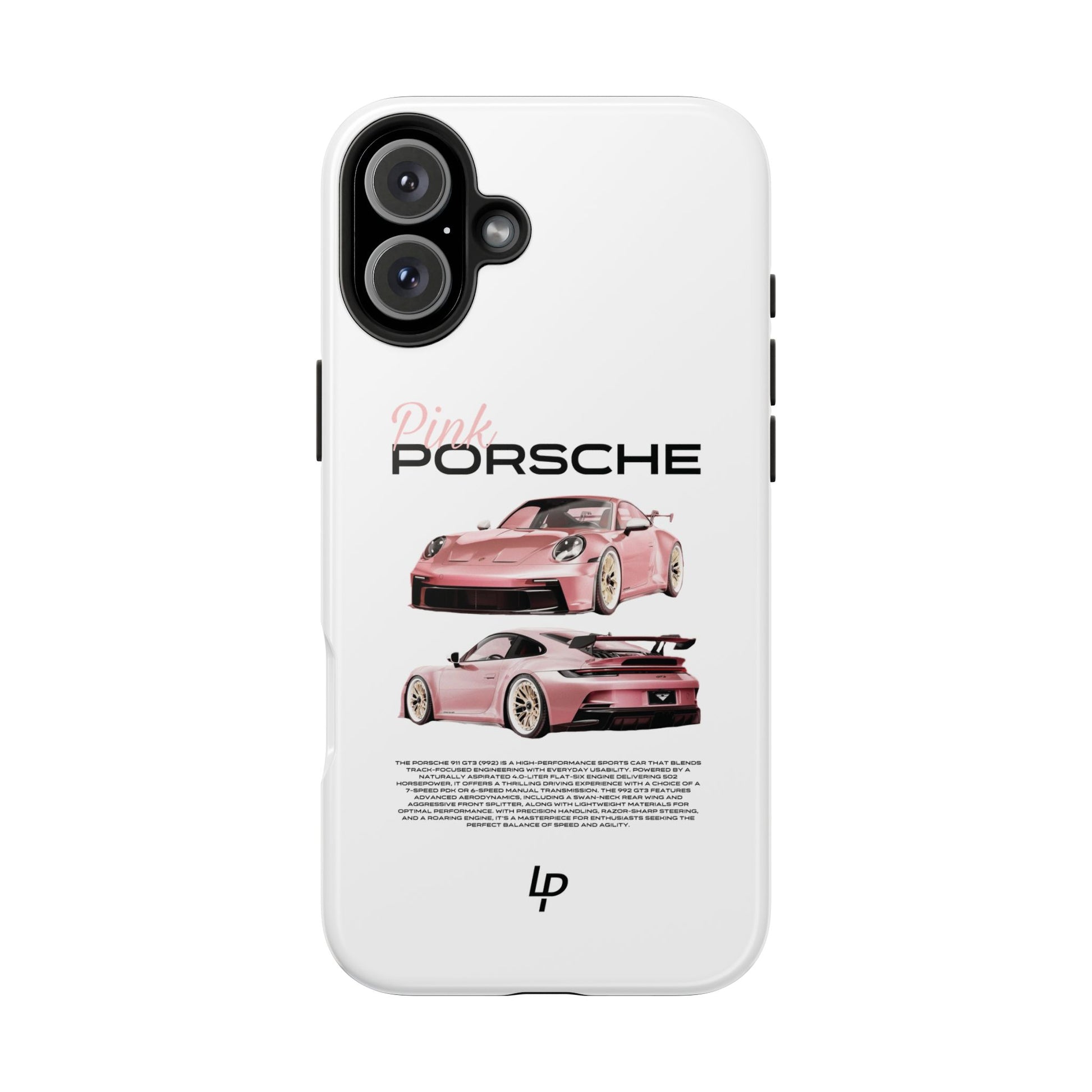 "Pink" Porsche 911 GT3 iPhone Case