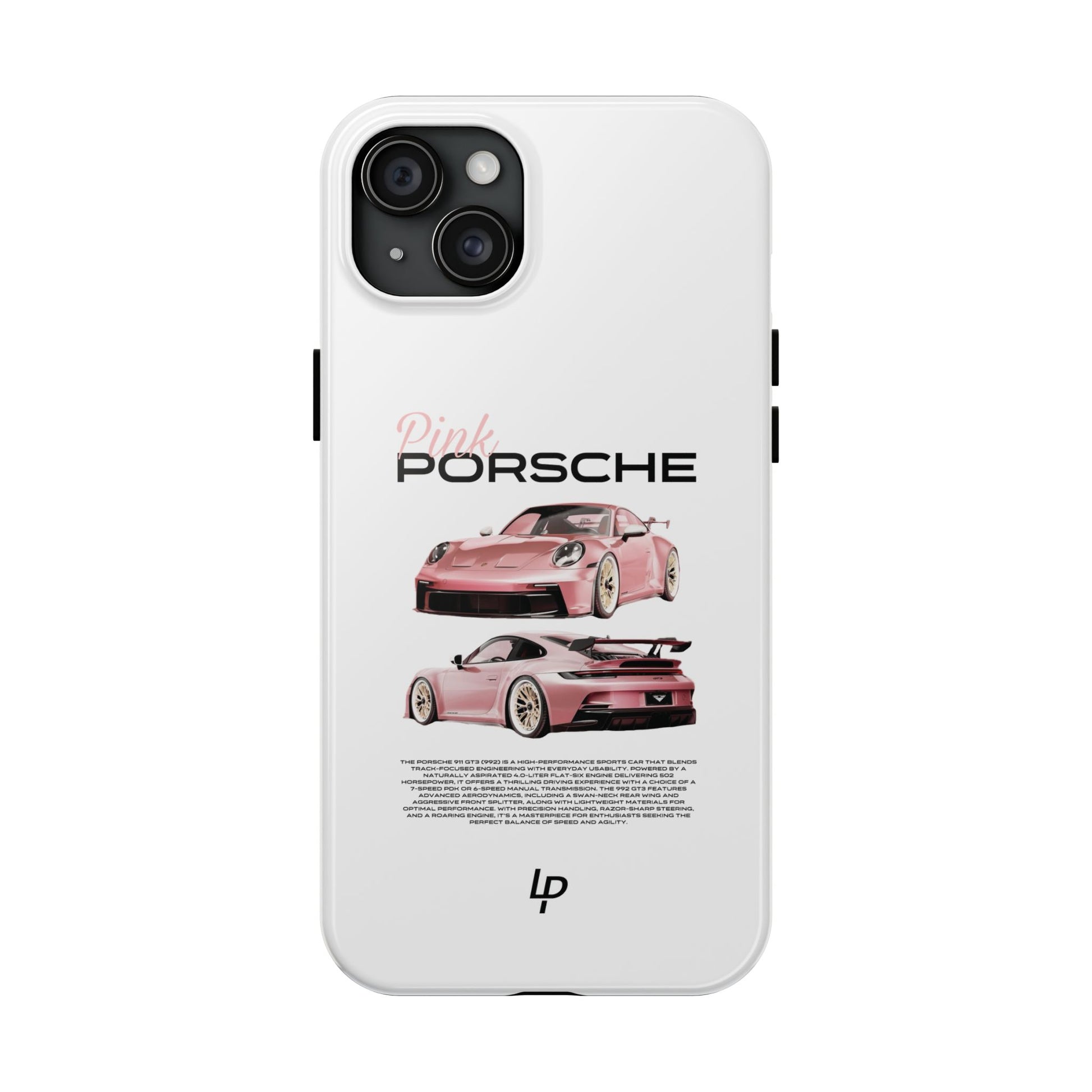 "Pink" Porsche 911 GT3 iPhone Case