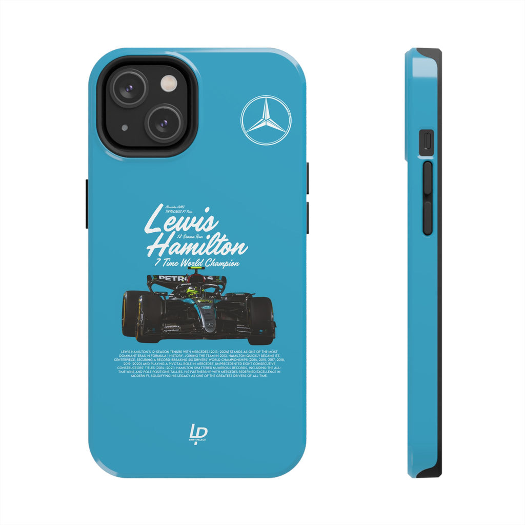 Lewis Hamilton Mercedes F1 “Turquoise" iPhone Case