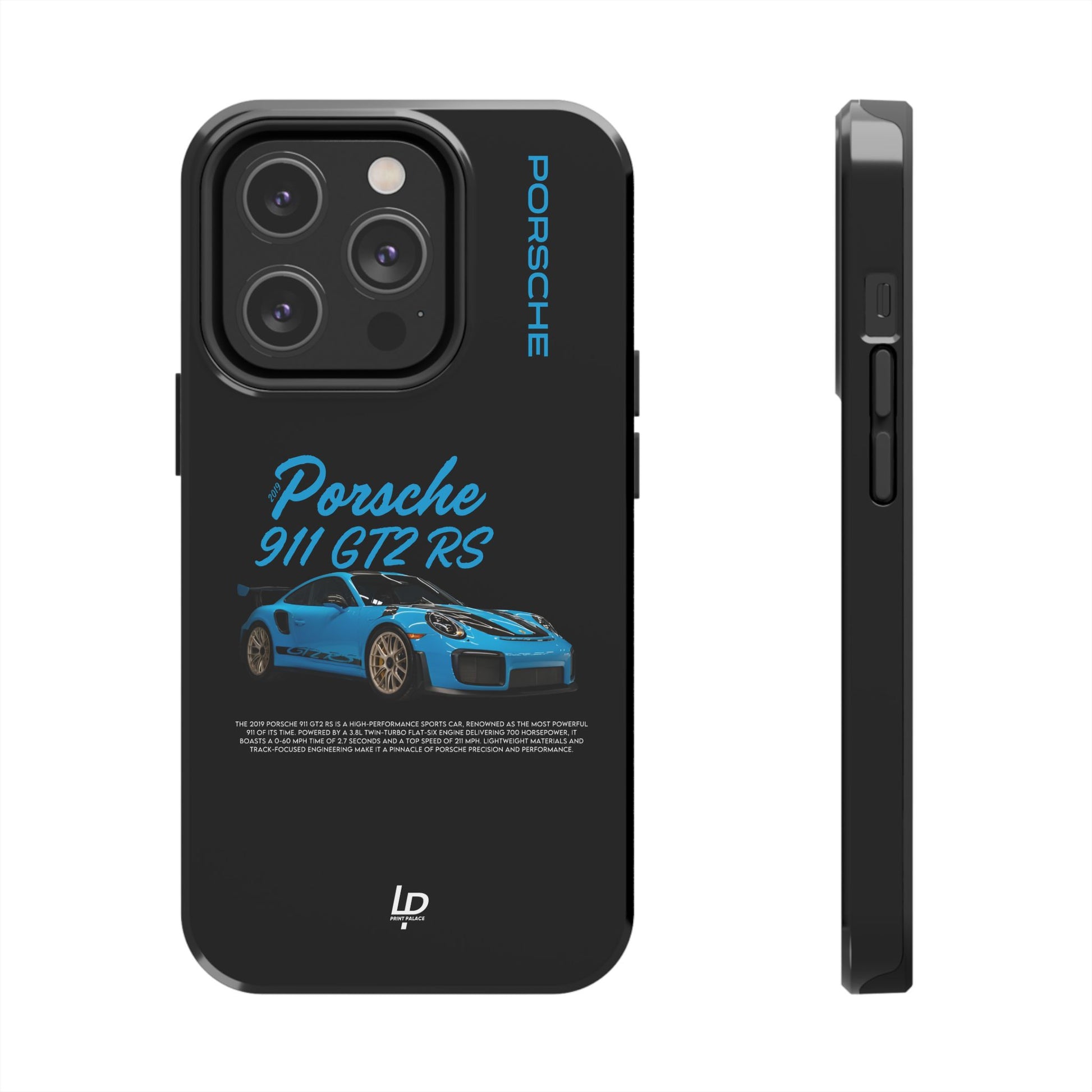 Porsche 911 GT2 RS "Black" iPhone Case