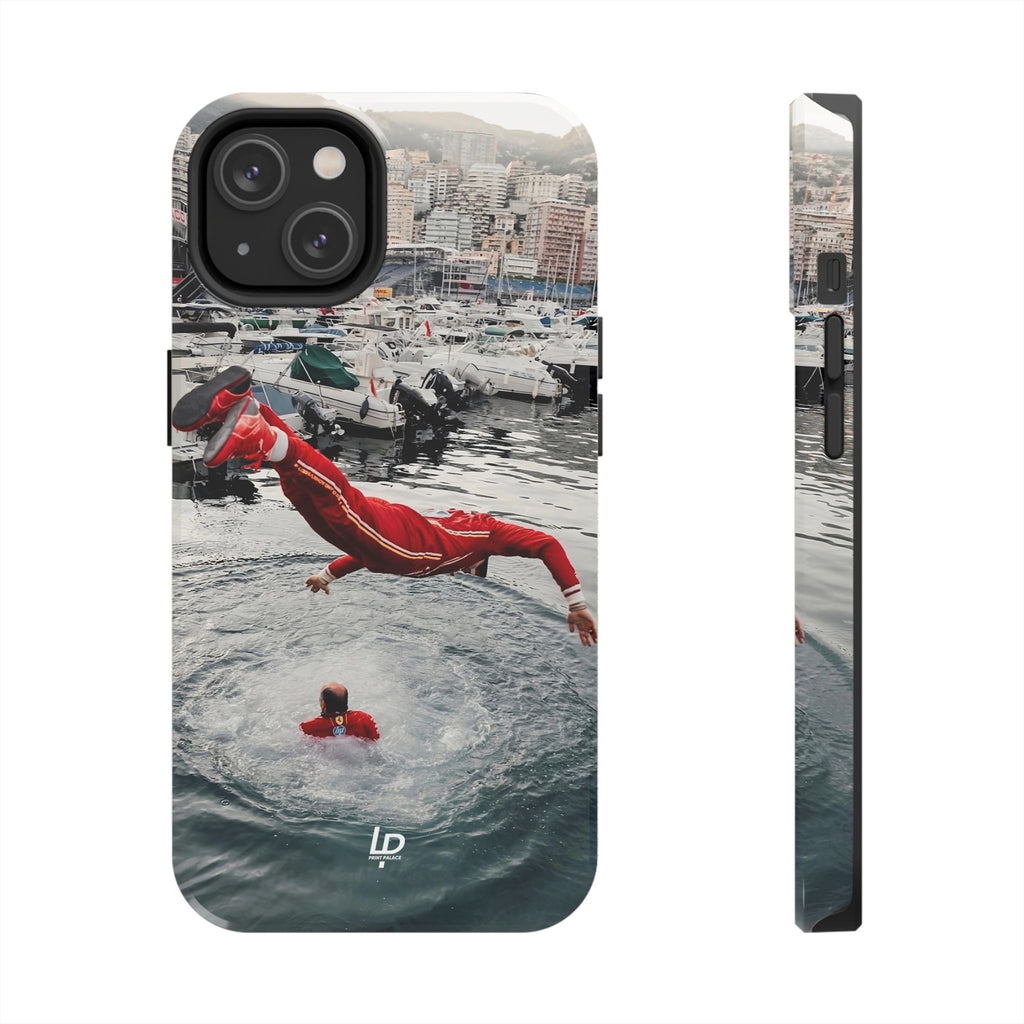 Charles Leclerc Monaco "Black" iPhone Case