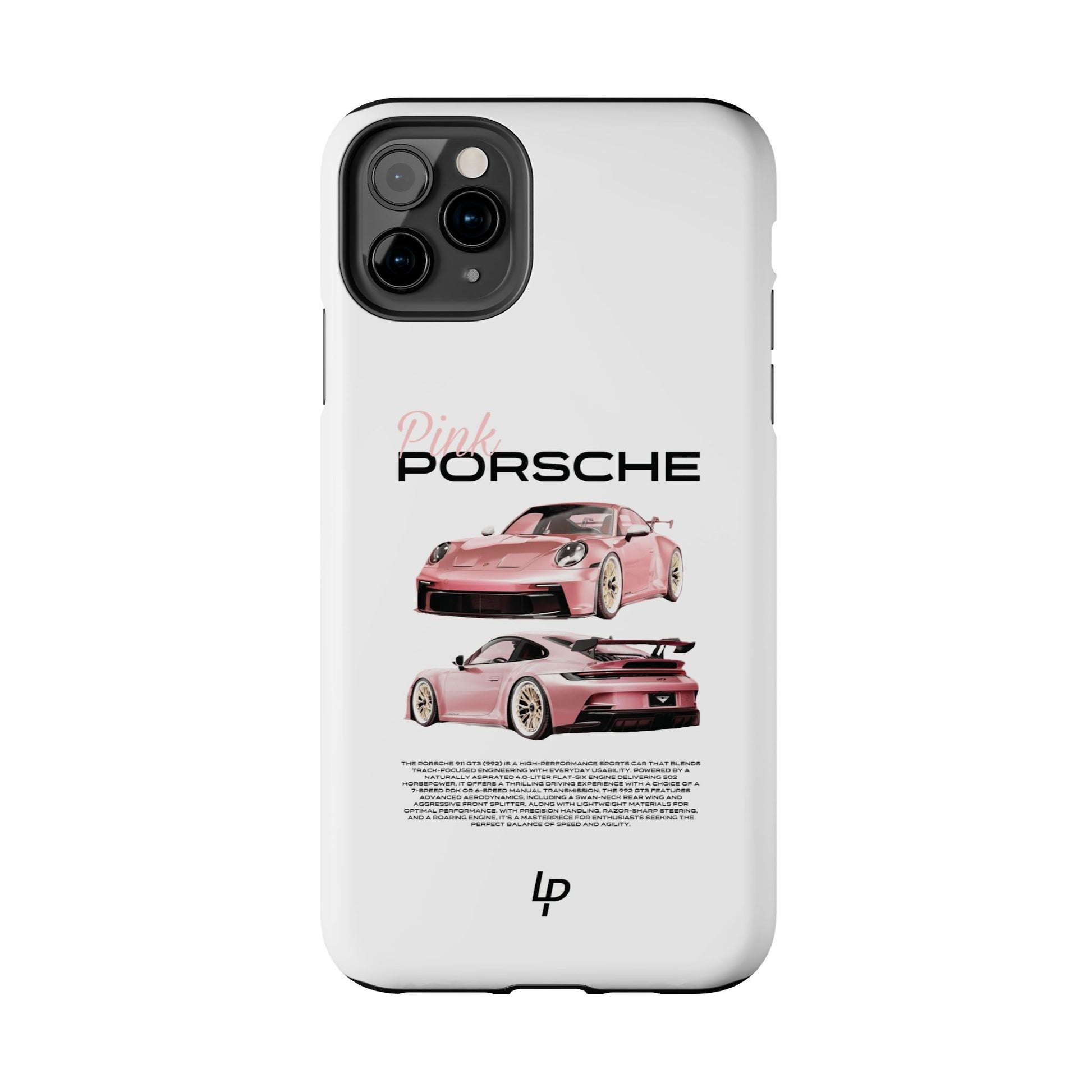 "Pink" Porsche 911 GT3 iPhone Case
