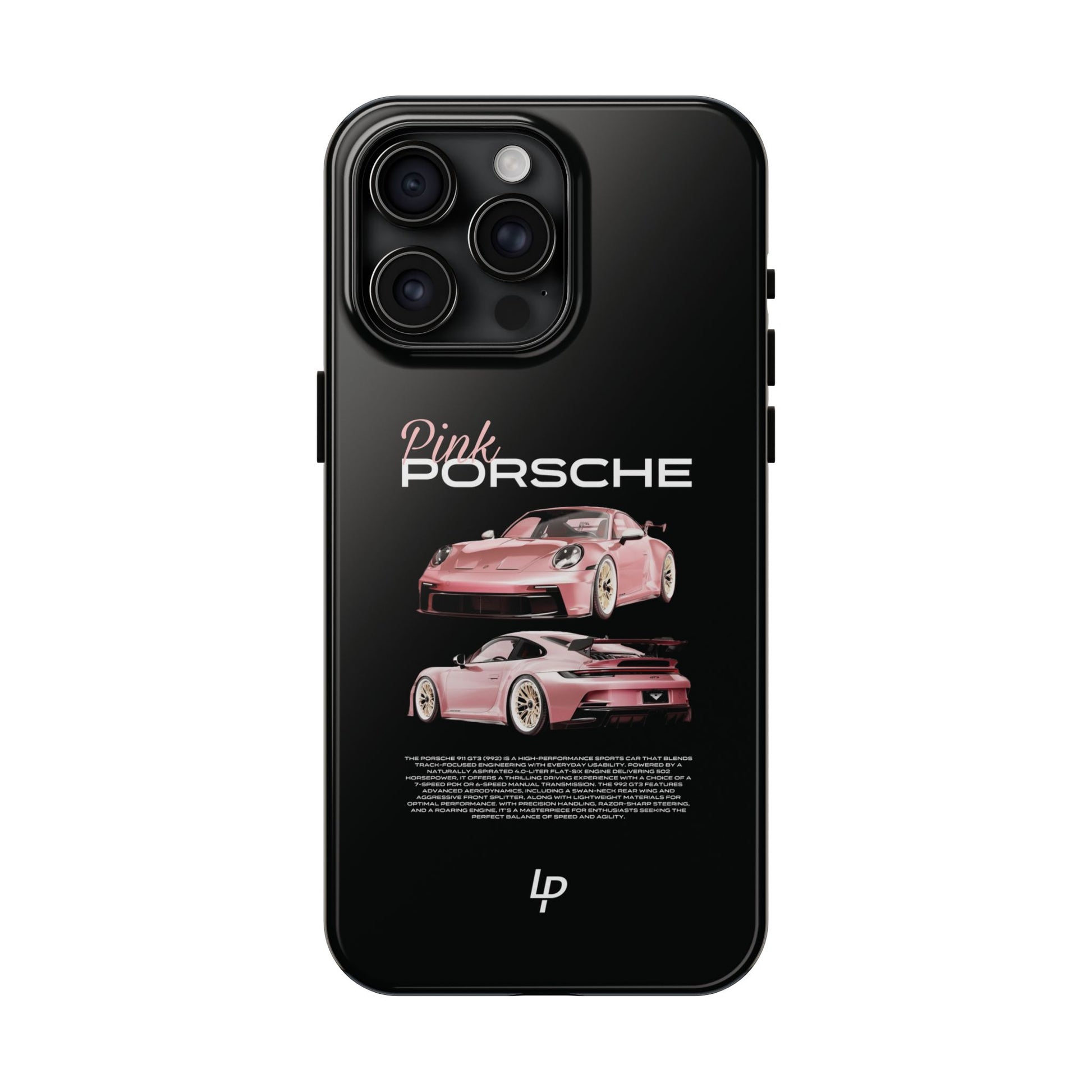 "Pink" Porsche 911 GT3 iPhone Case