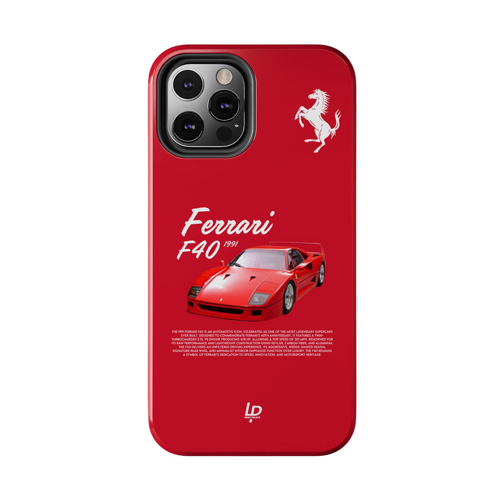 Ferrari F40 “Red" iPhone Case