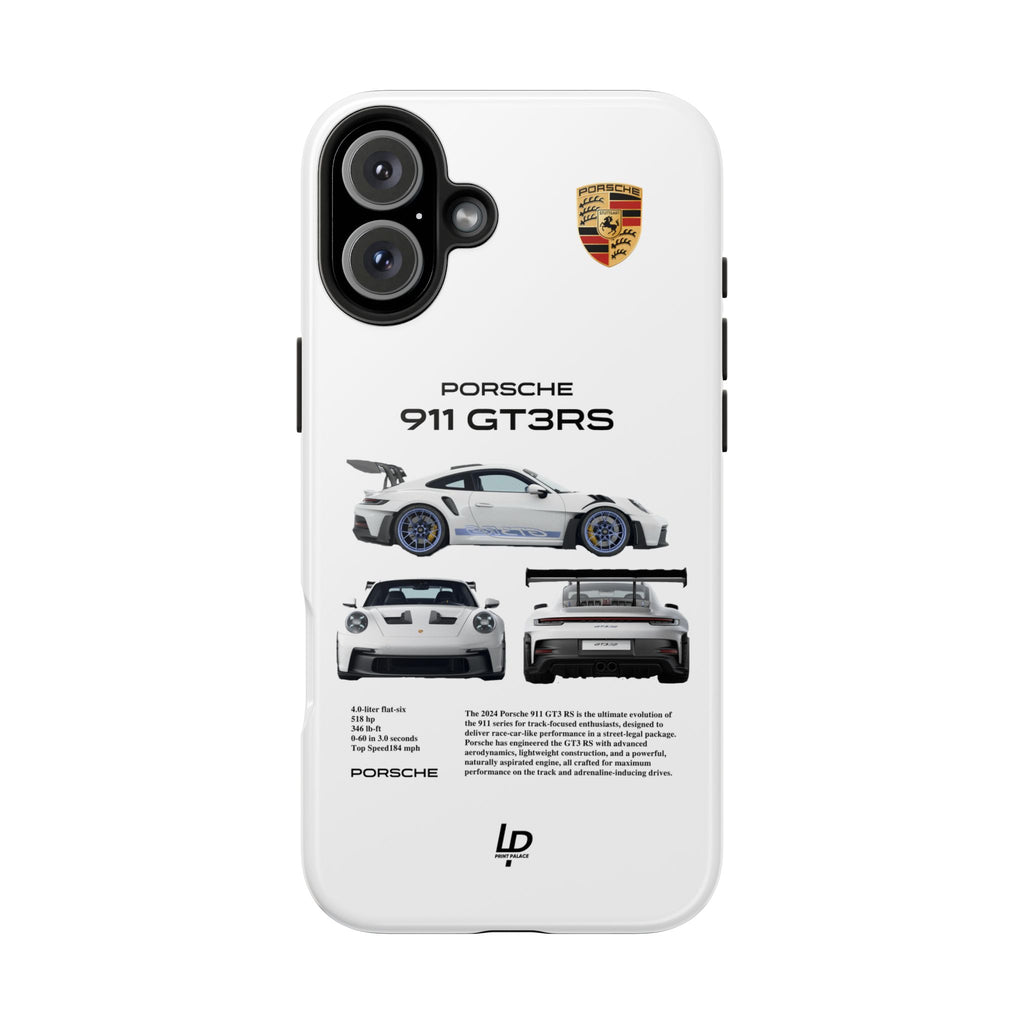 Porsche 911 GT3 RS "White" iPhone Case