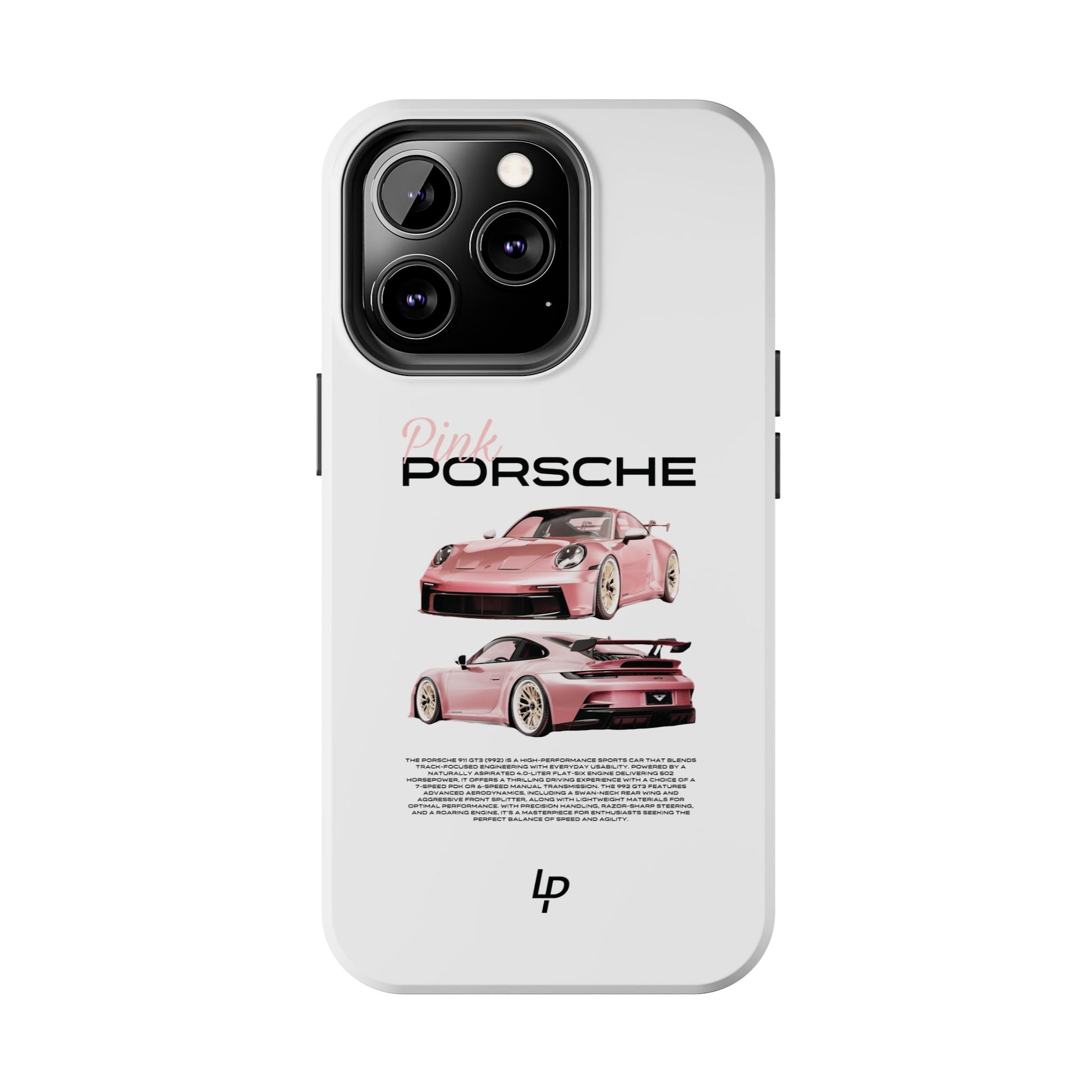 "Pink" Porsche 911 GT3 iPhone Case