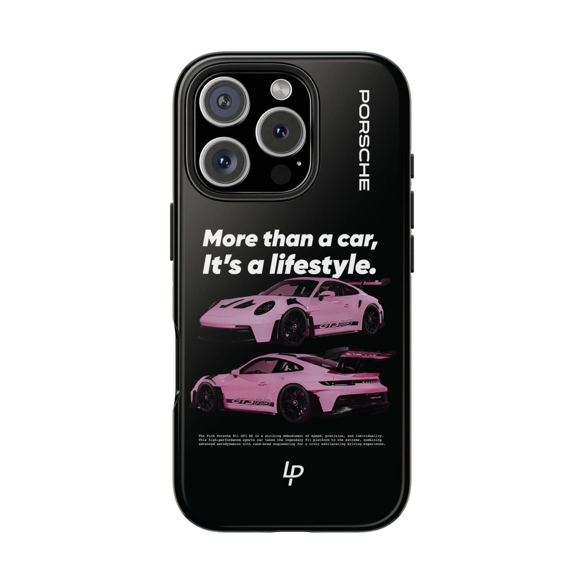 "It's a lifestyle" Porsche 911 GT3 RS iPhone Case