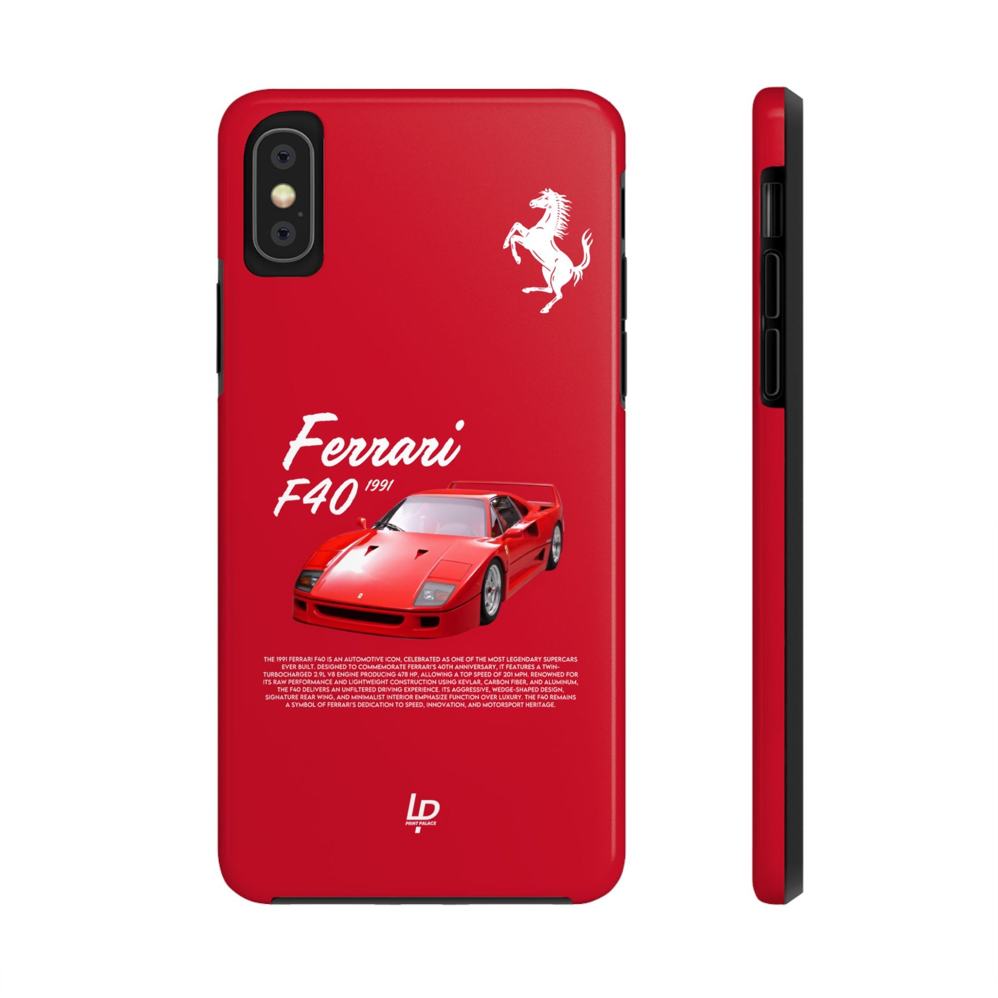 Ferrari F40 “Red" iPhone Case