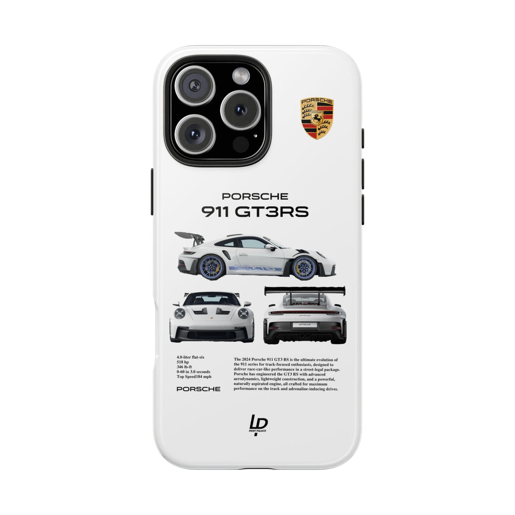 Porsche 911 GT3 RS "White" iPhone Case
