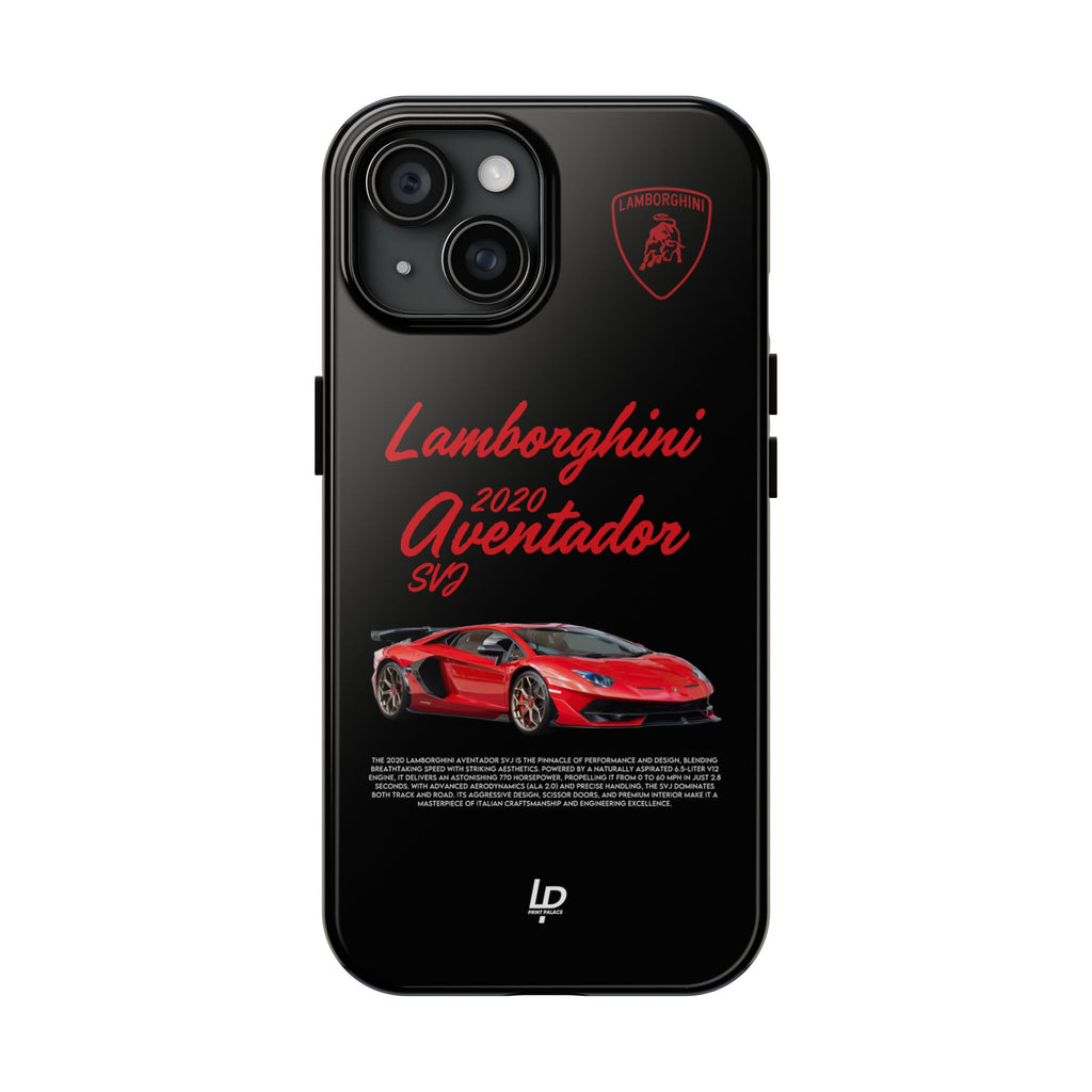 Lamborghini Aventador SVJ "Black" iPhone Case