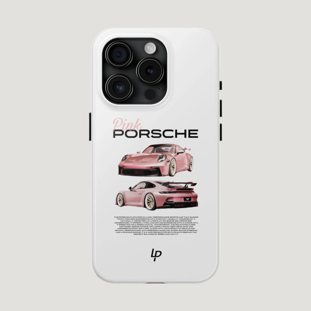 "Pink" Porsche 911 GT3 iPhone Case