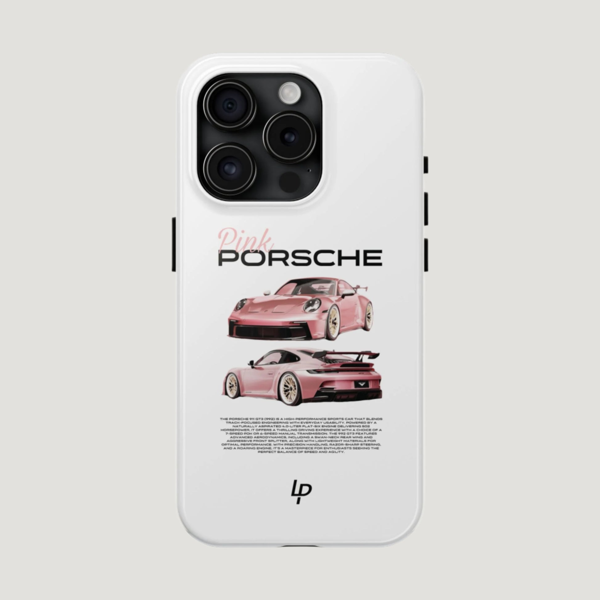 "Pink" Porsche 911 GT3 iPhone Case