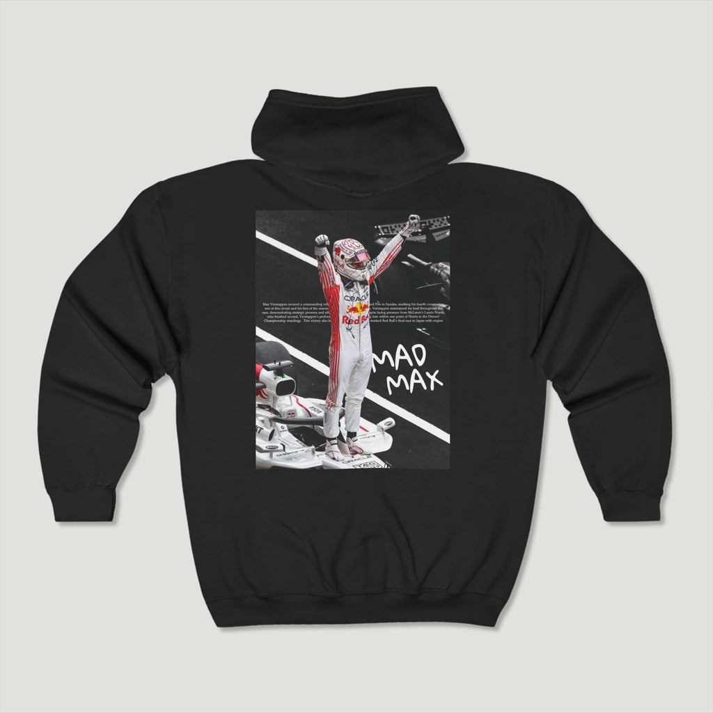 Max Verstappen "Mad Max" F1 Full-Zip Hoodie
