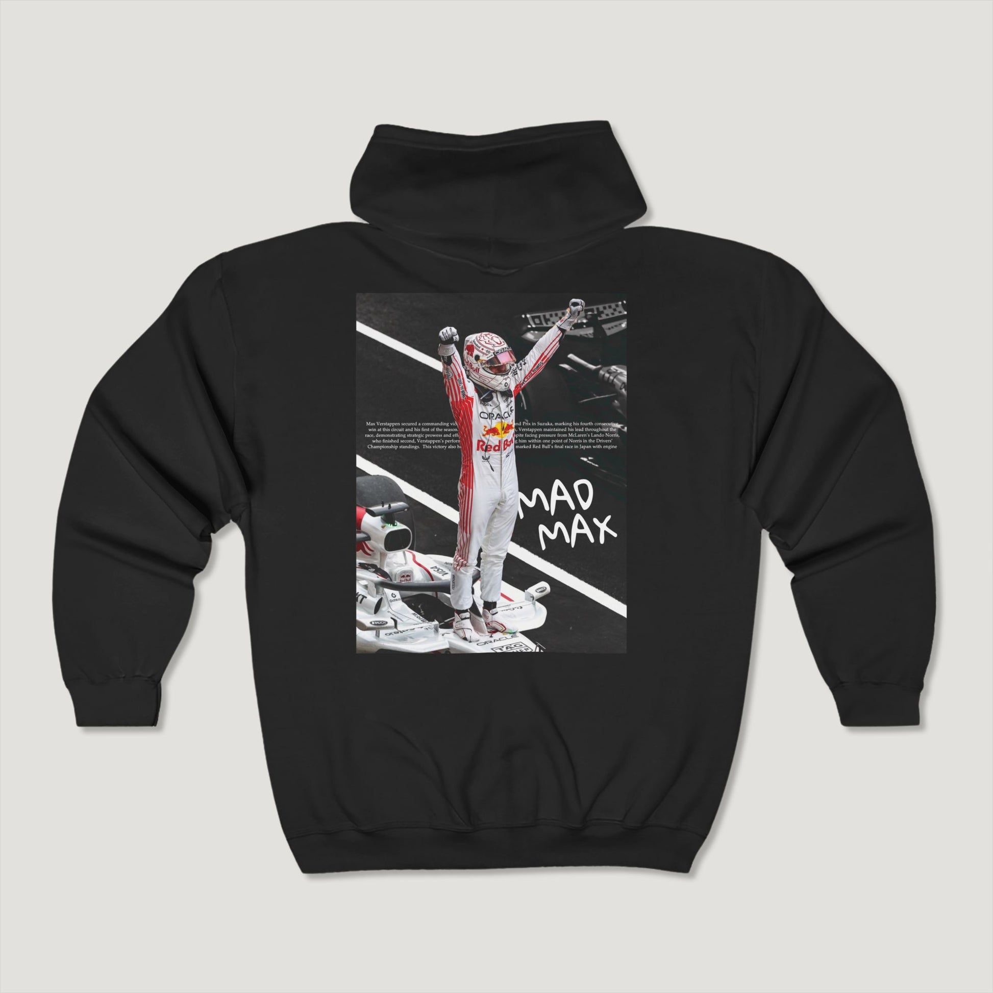 Max Verstappen "Mad Max" F1 Full-Zip Hoodie