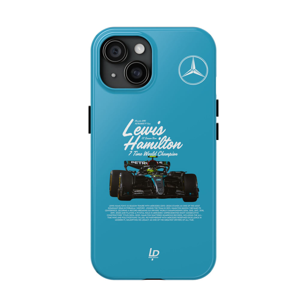Lewis Hamilton Mercedes F1 “Turquoise" iPhone Case