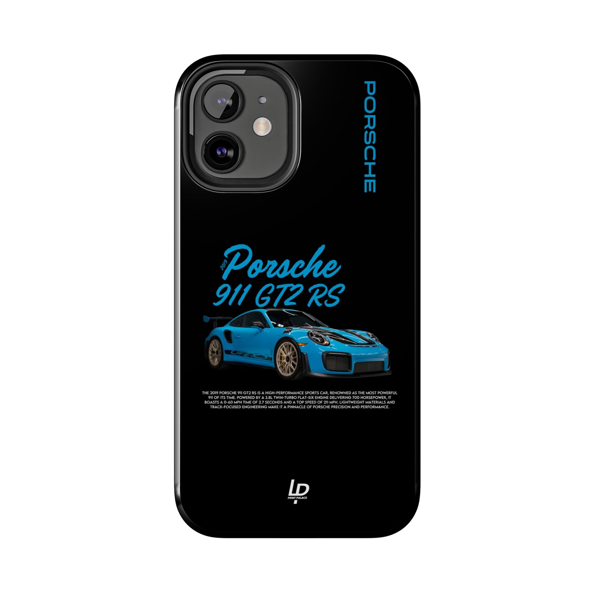 Porsche 911 GT2 RS "Black" iPhone Case
