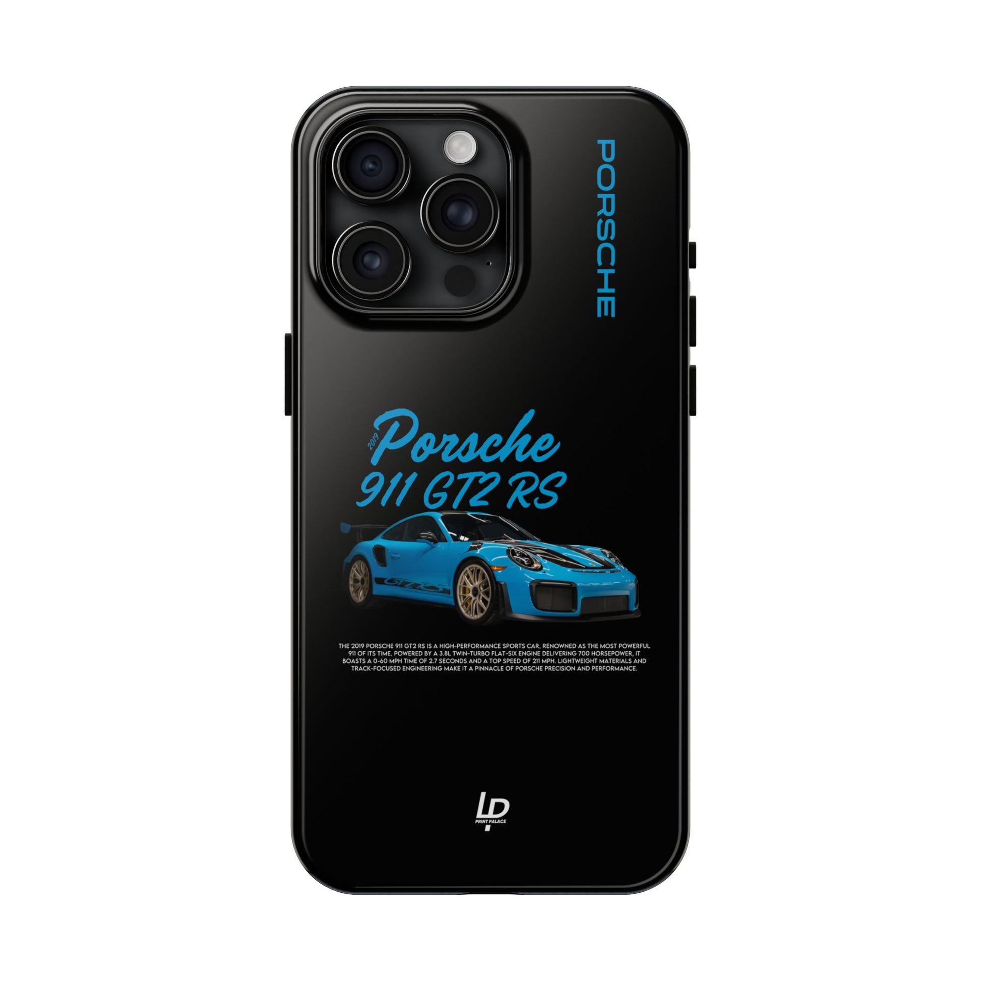 Porsche 911 GT2 RS "Black" iPhone Case
