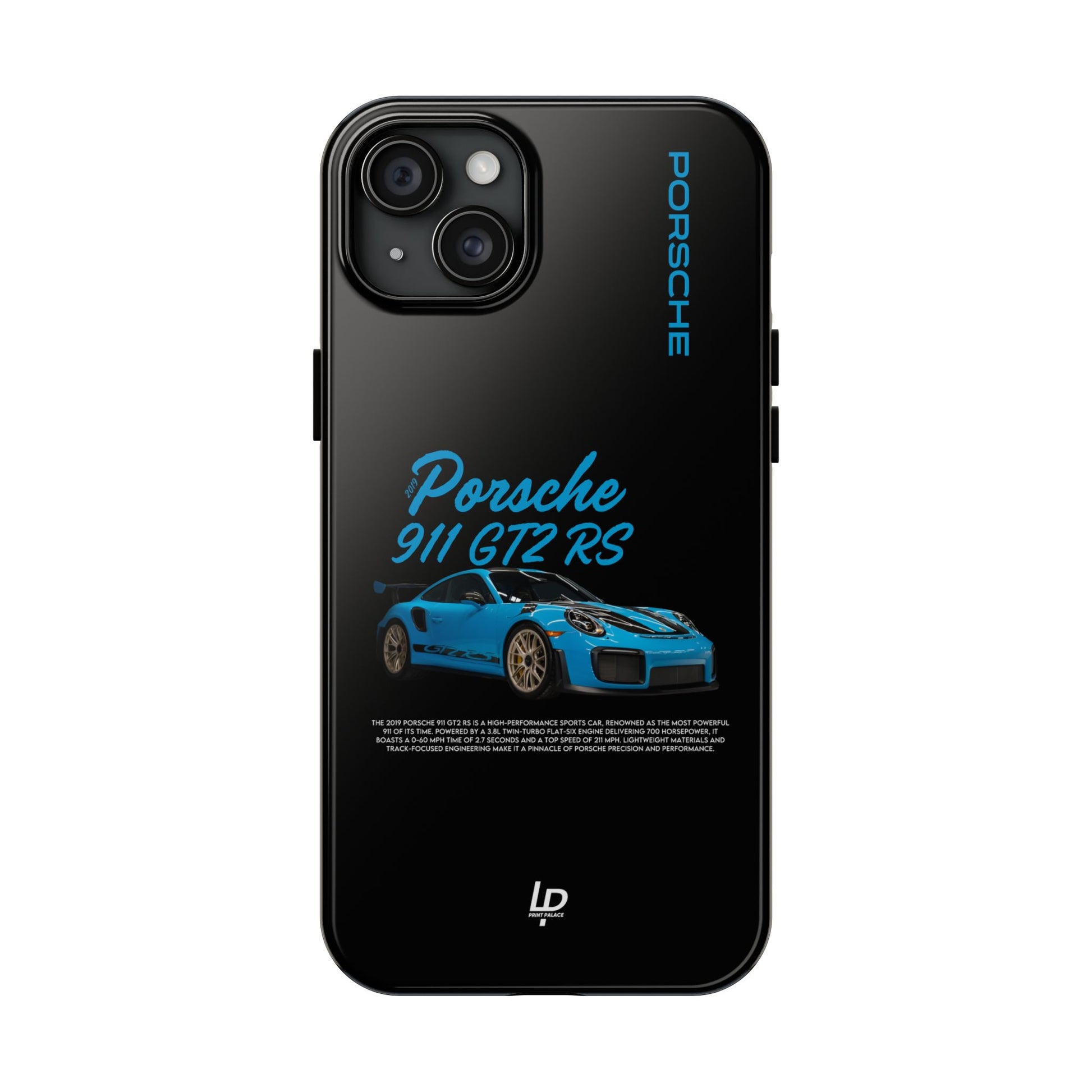 Porsche 911 GT2 RS "Black" iPhone Case