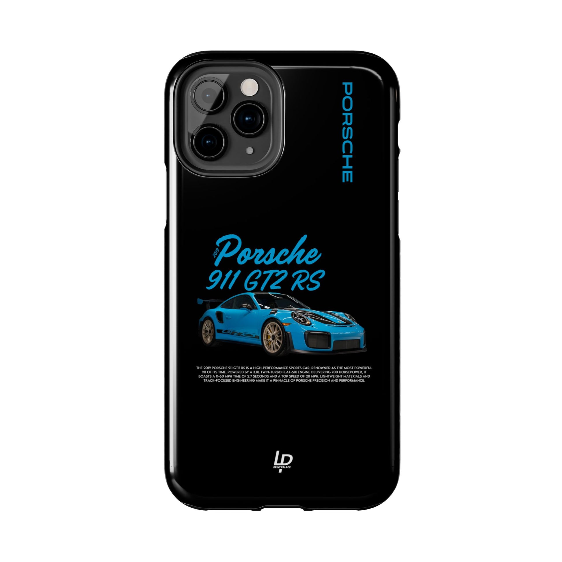 Porsche 911 GT2 RS "Black" iPhone Case