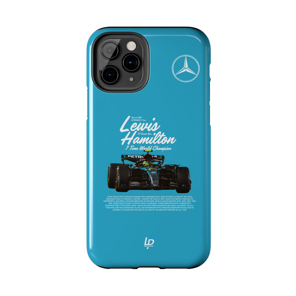 Lewis Hamilton Mercedes F1 “Turquoise" iPhone Case