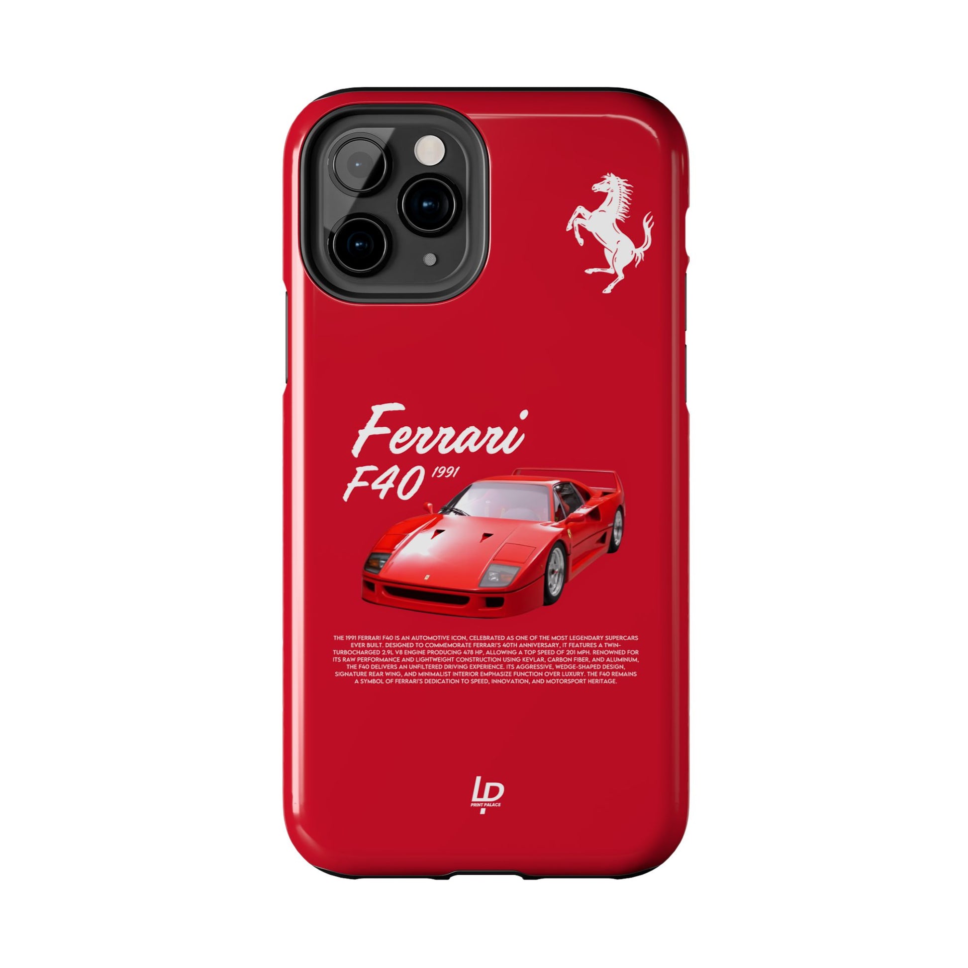 Ferrari F40 “Red" iPhone Case