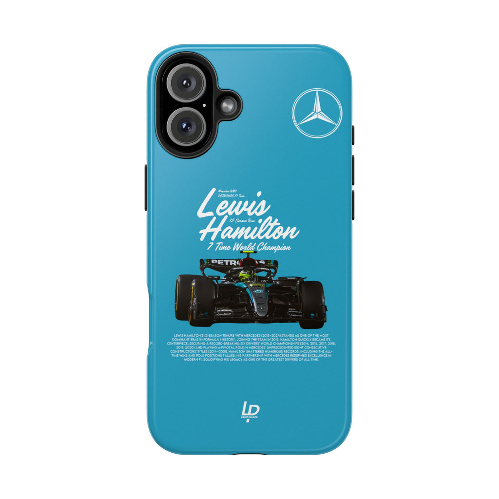 Lewis Hamilton Mercedes F1 “Turquoise" iPhone Case
