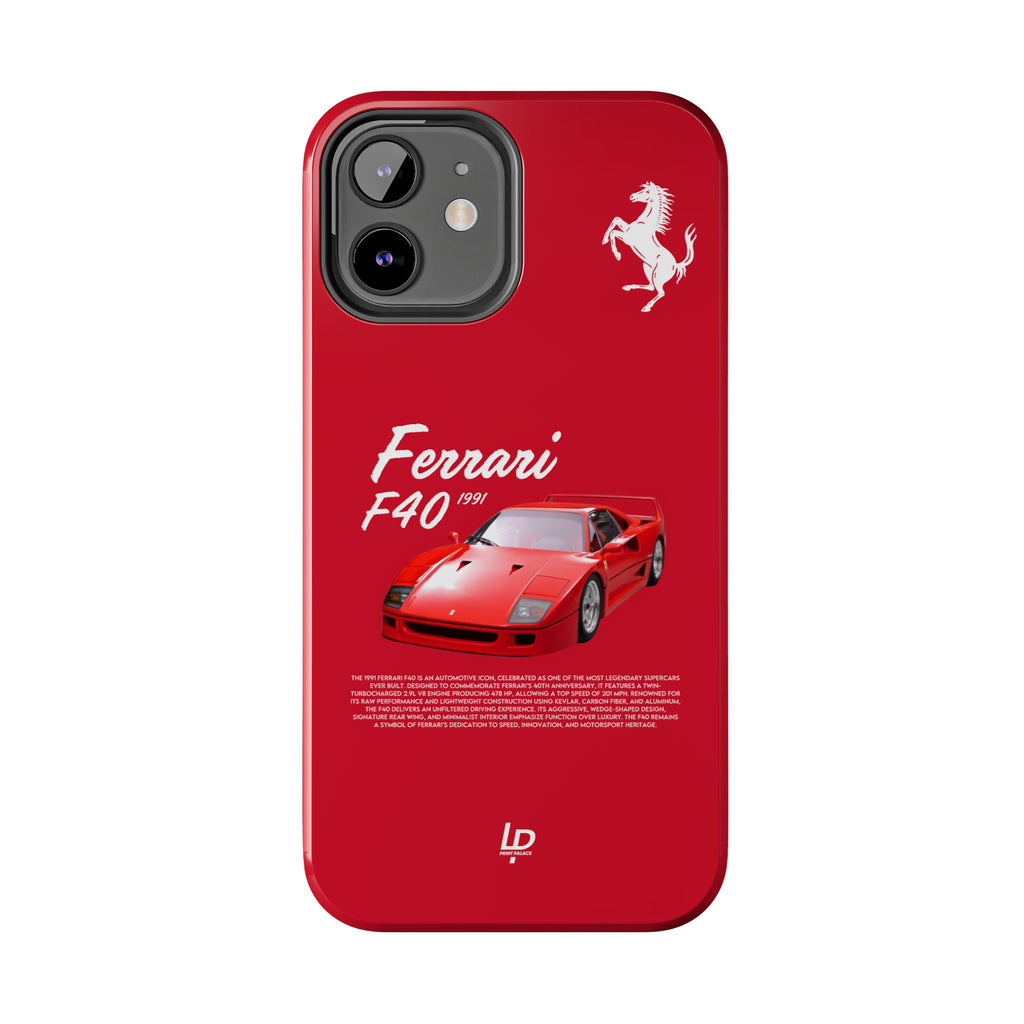 Ferrari F40 “Red" iPhone Case