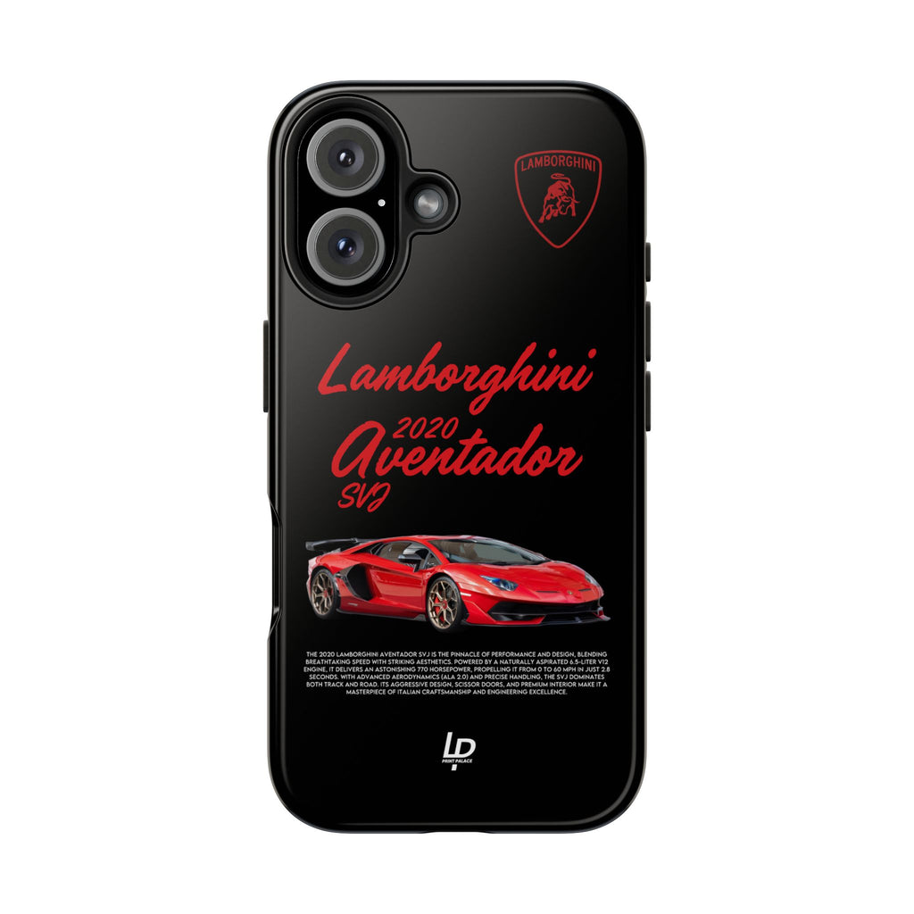 Lamborghini Aventador SVJ "Black" iPhone Case