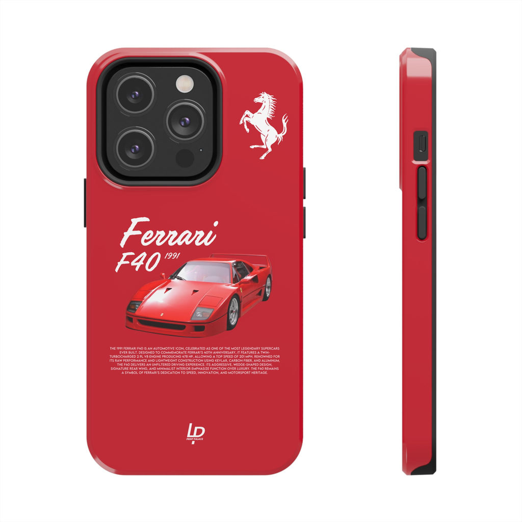 Ferrari F40 “Red" iPhone Case