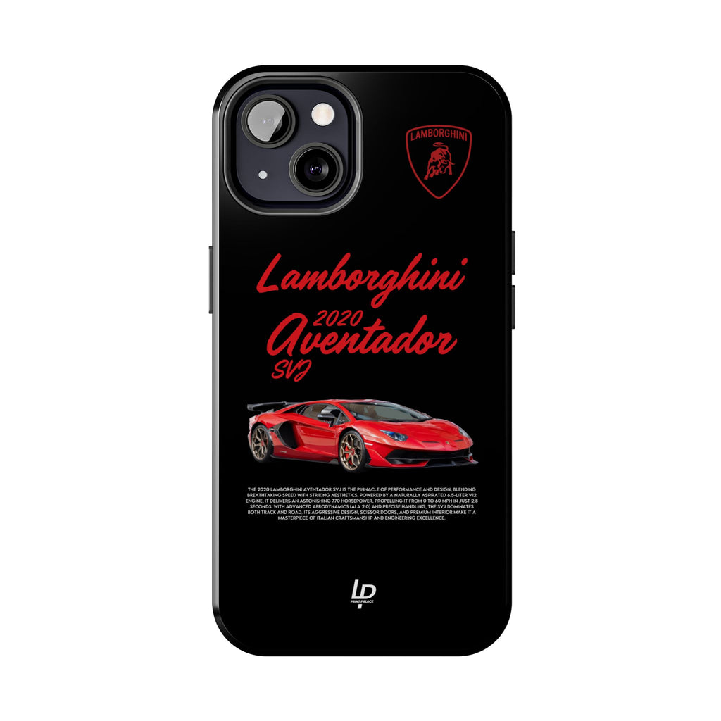 Lamborghini Aventador SVJ "Black" iPhone Case