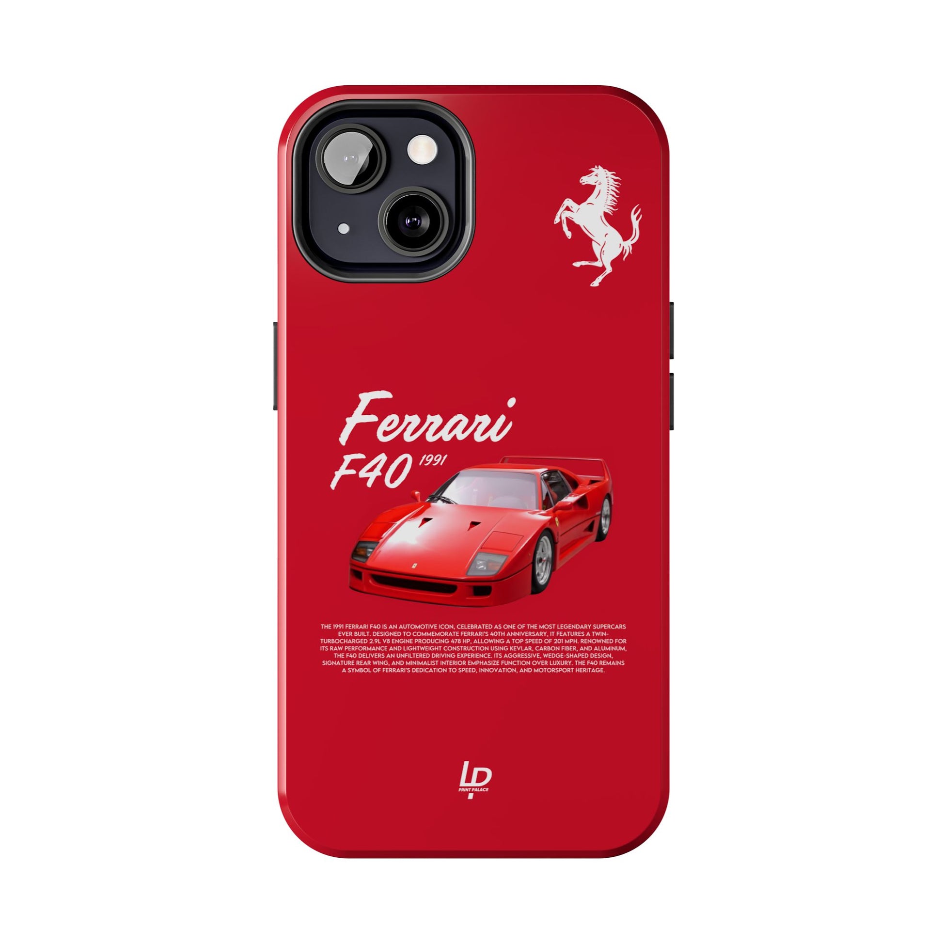 Ferrari F40 “Red" iPhone Case