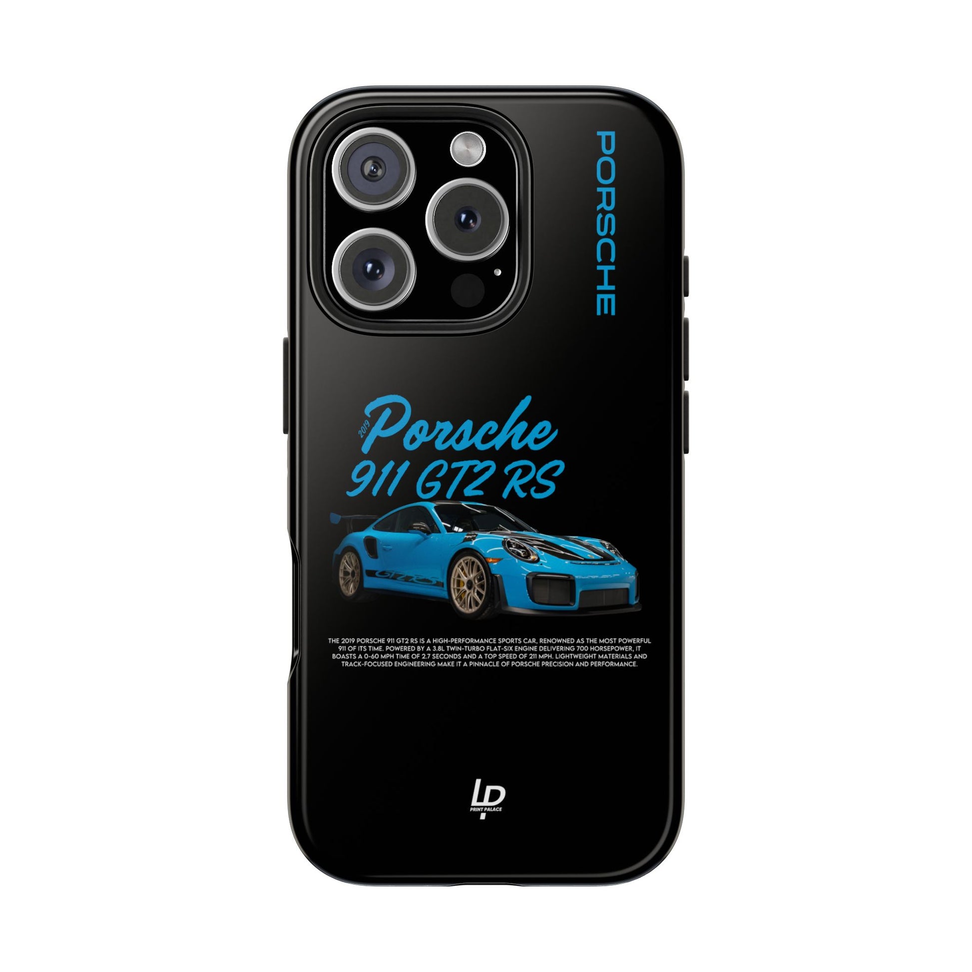 Porsche 911 GT2 RS "Black" iPhone Case