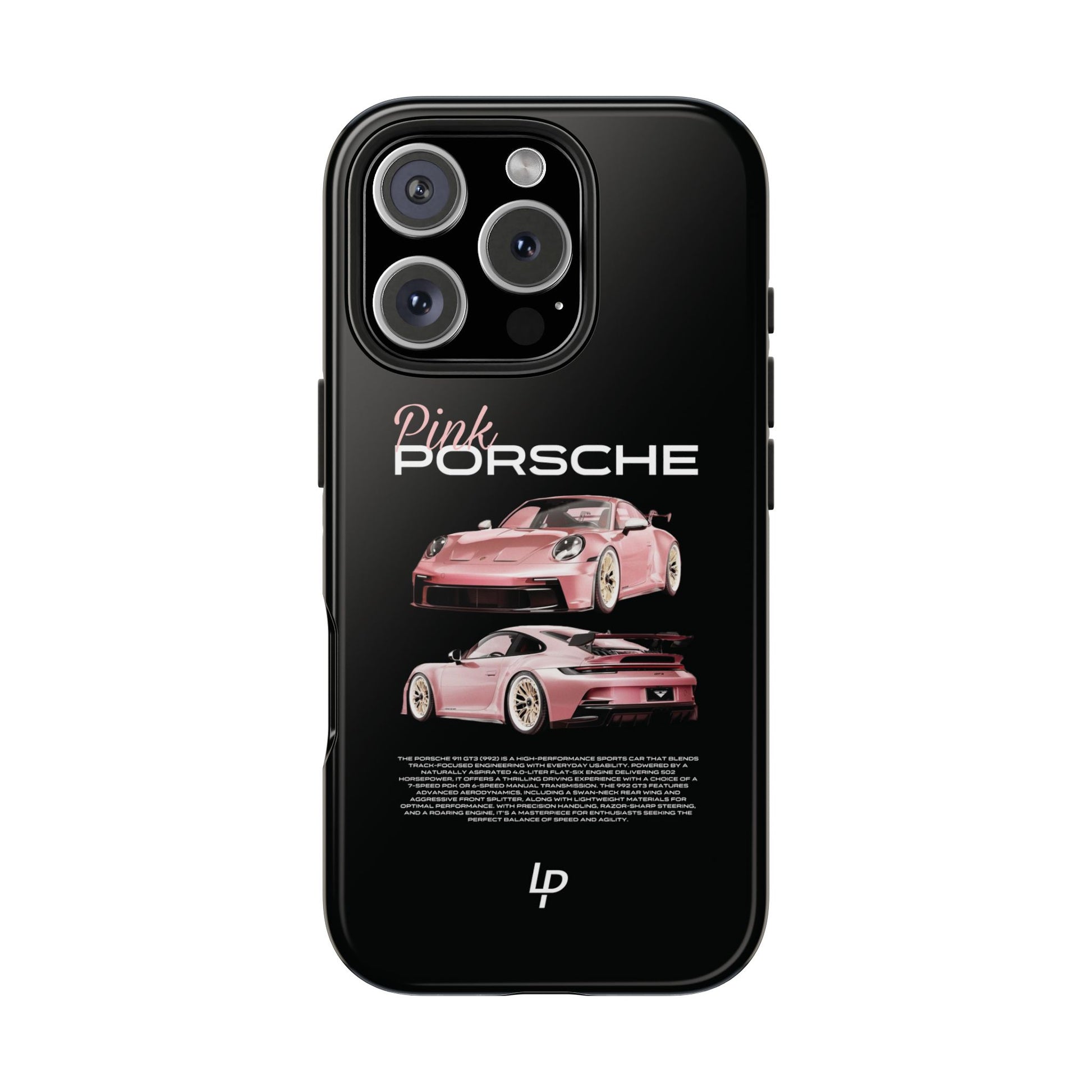 "Pink" Porsche 911 GT3 iPhone Case
