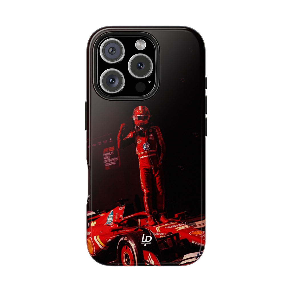 Charles Leclerc "Black" iPhone Case