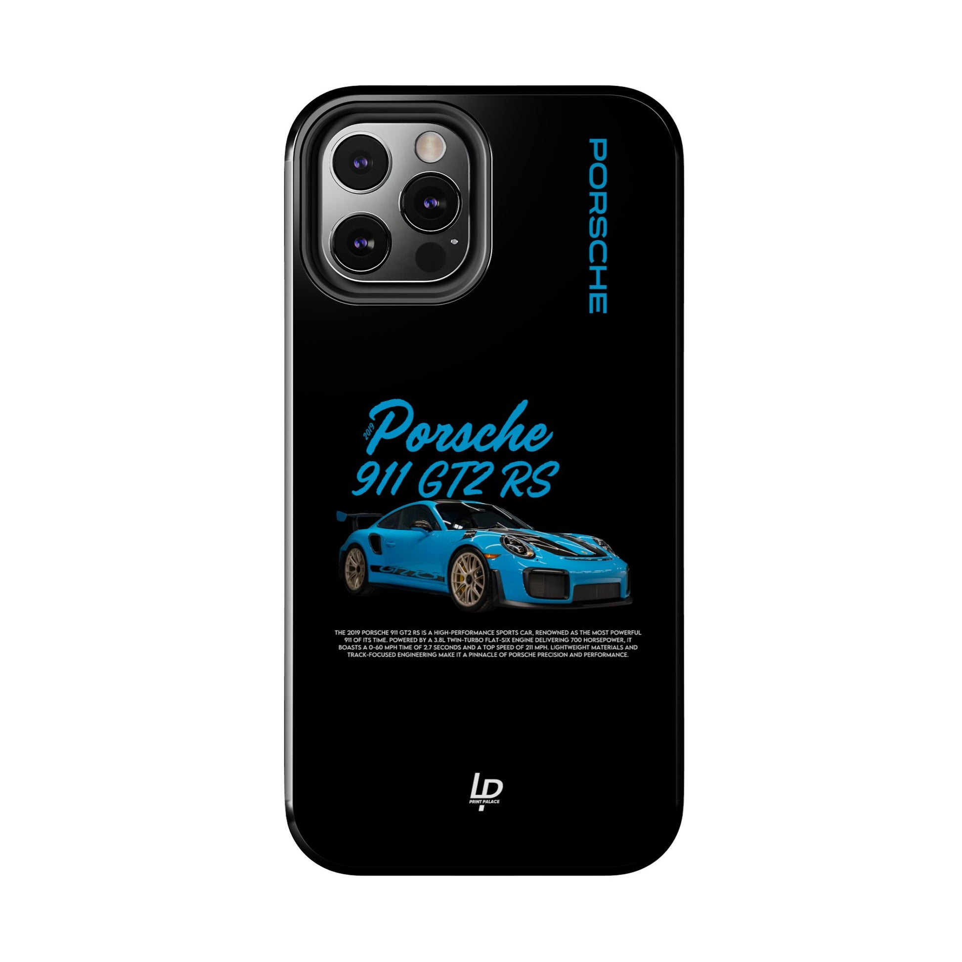 Porsche 911 GT2 RS "Black" iPhone Case