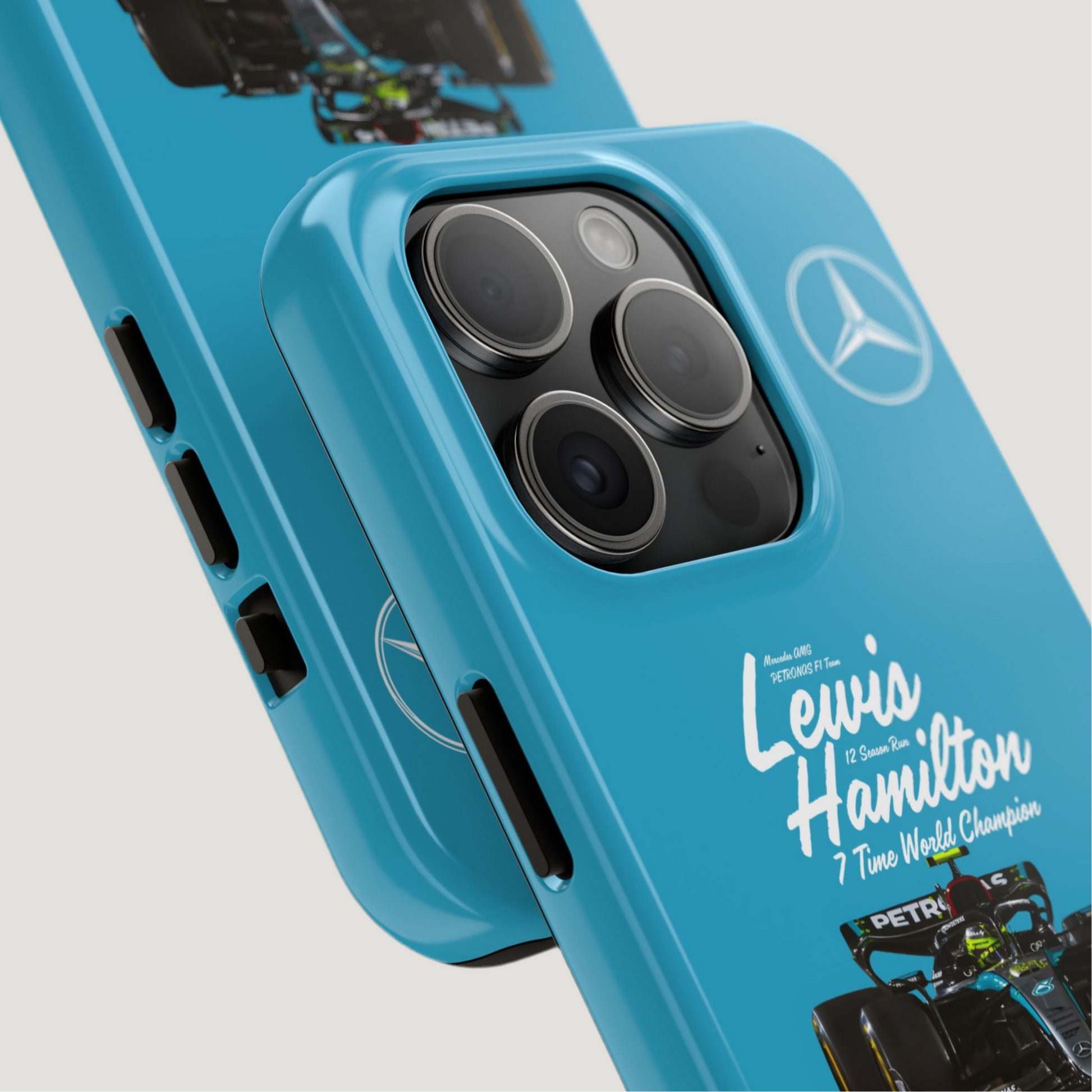 Lewis Hamilton Mercedes F1 “Turquoise" iPhone Case