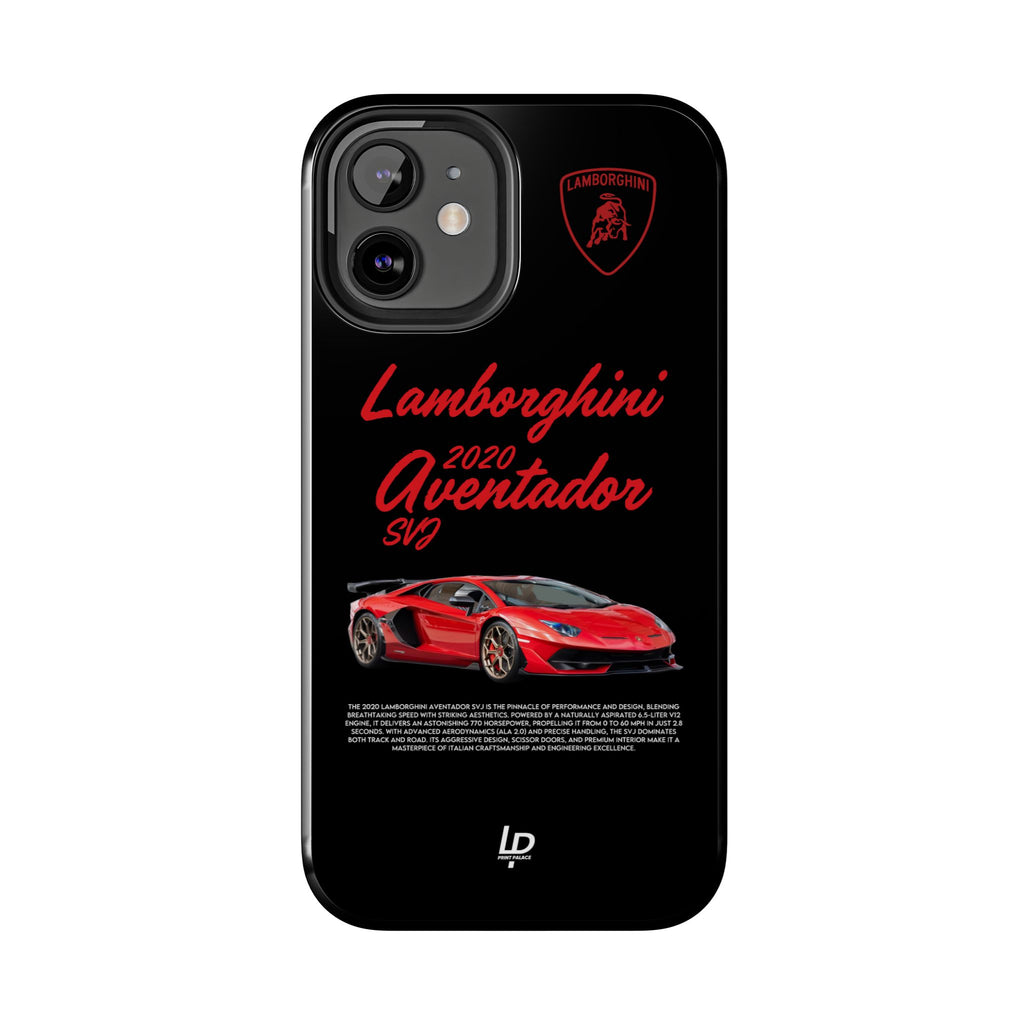 Lamborghini Aventador SVJ "Black" iPhone Case