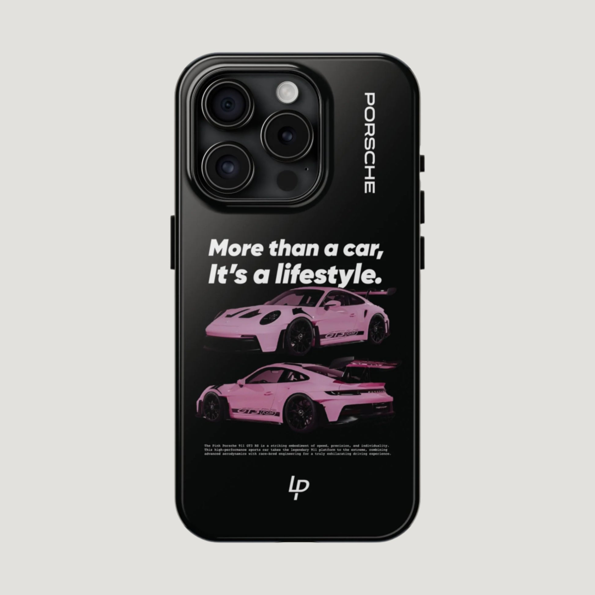 "It's a lifestyle" Porsche 911 GT3 RS iPhone Case