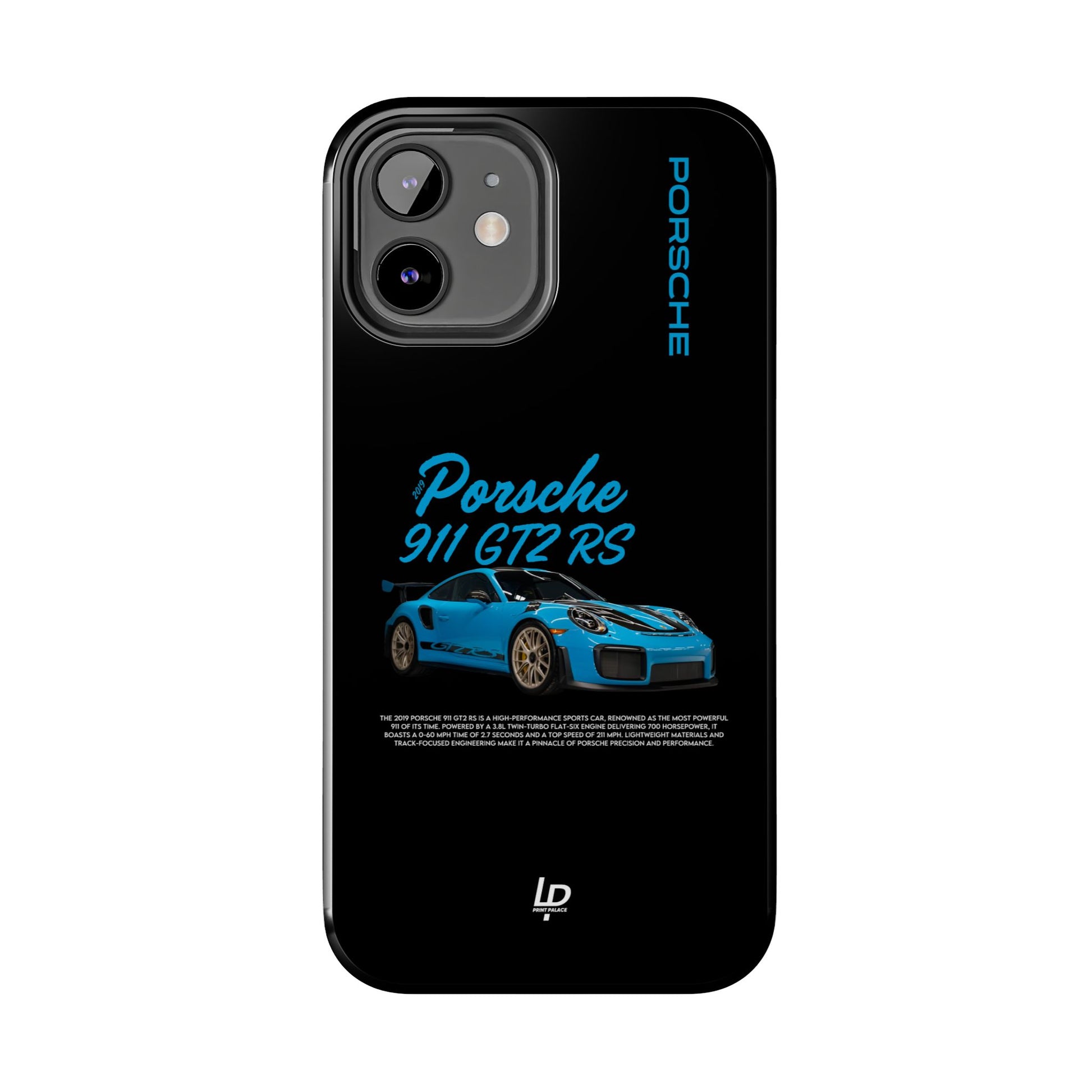 Porsche 911 GT2 RS "Black" iPhone Case