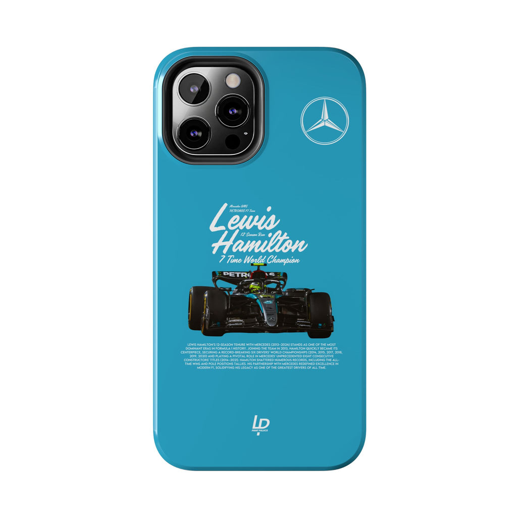 Lewis Hamilton Mercedes F1 “Turquoise" iPhone Case