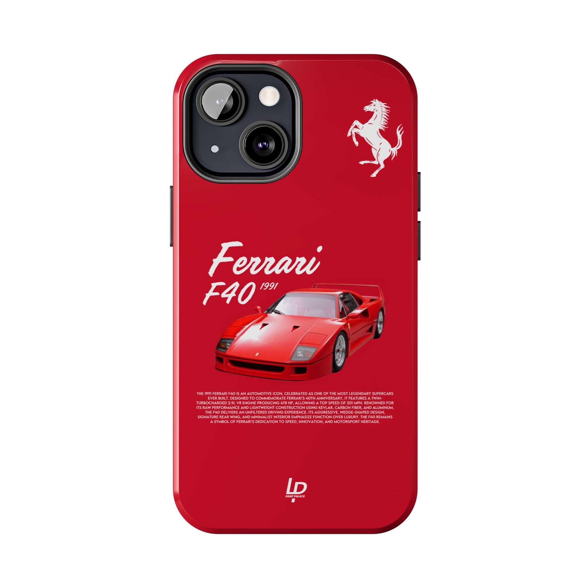 Ferrari F40 “Red" iPhone Case