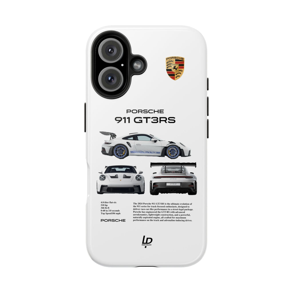Porsche 911 GT3 RS "White" iPhone Case