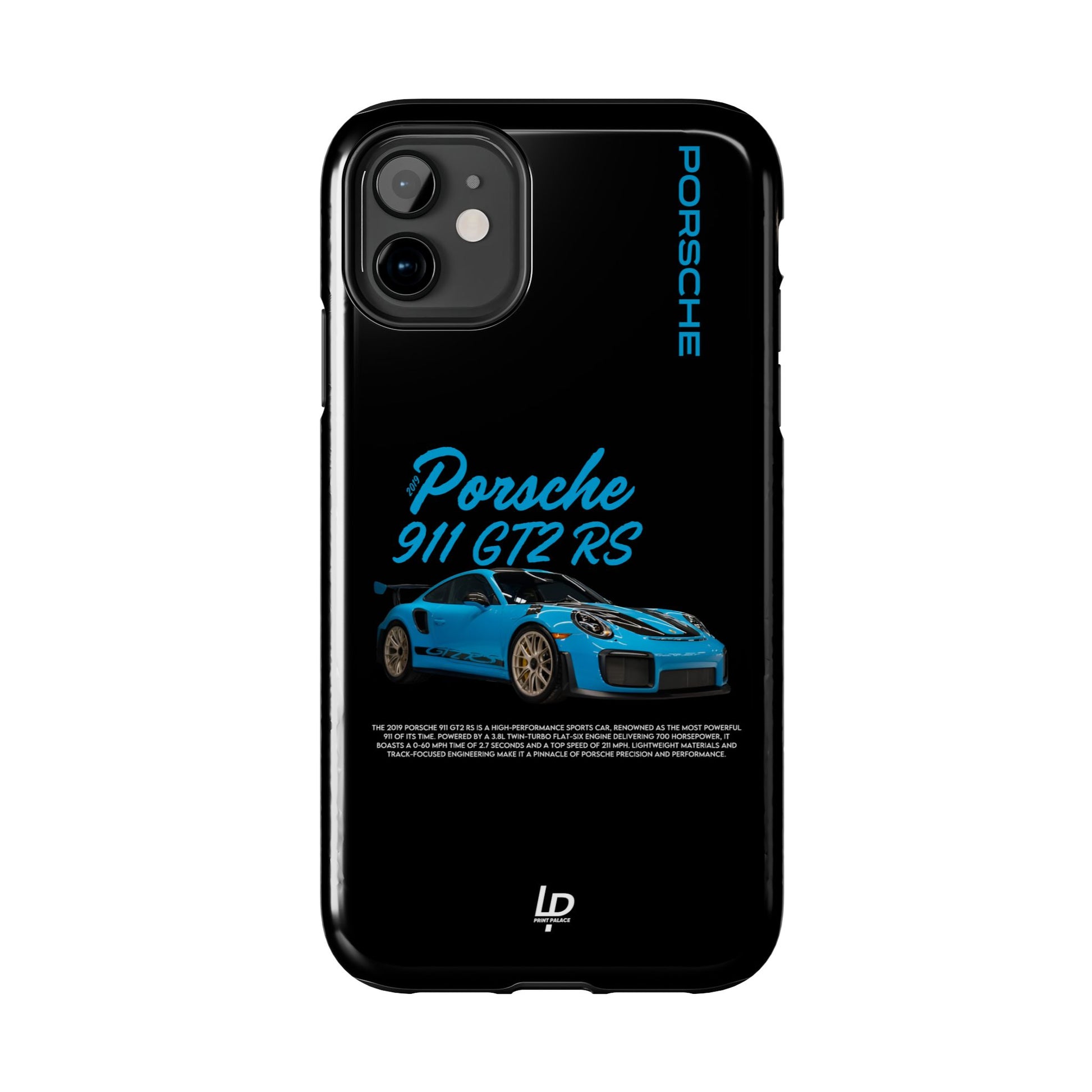 Porsche 911 GT2 RS "Black" iPhone Case