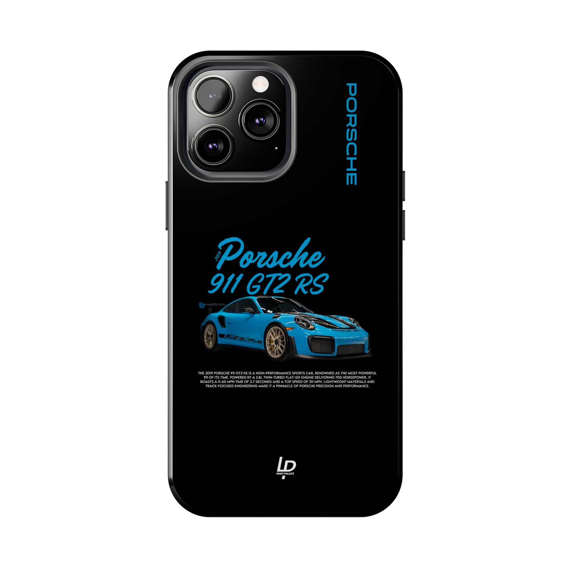 Porsche 911 GT2 RS "Black" iPhone Case