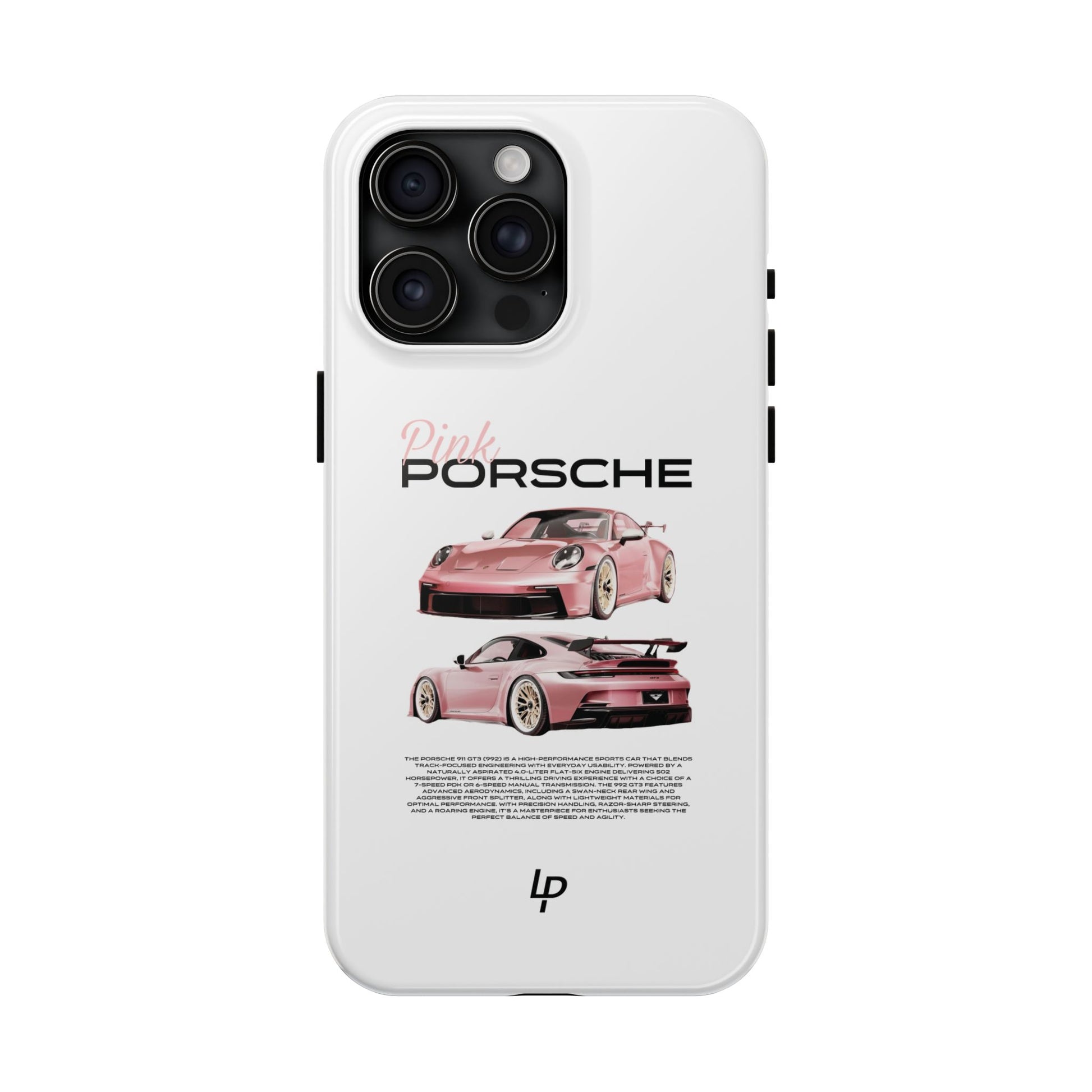 "Pink" Porsche 911 GT3 iPhone Case