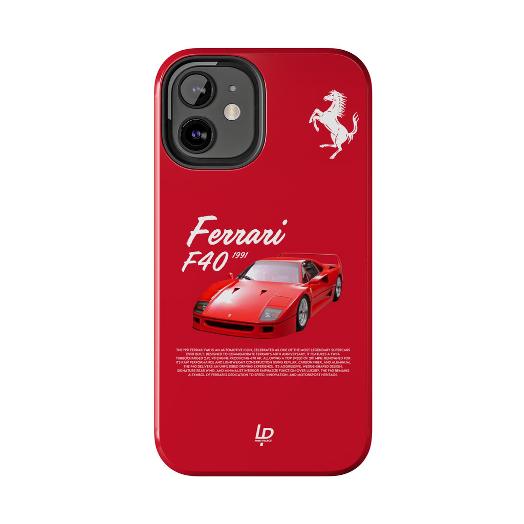 Ferrari F40 “Red" iPhone Case